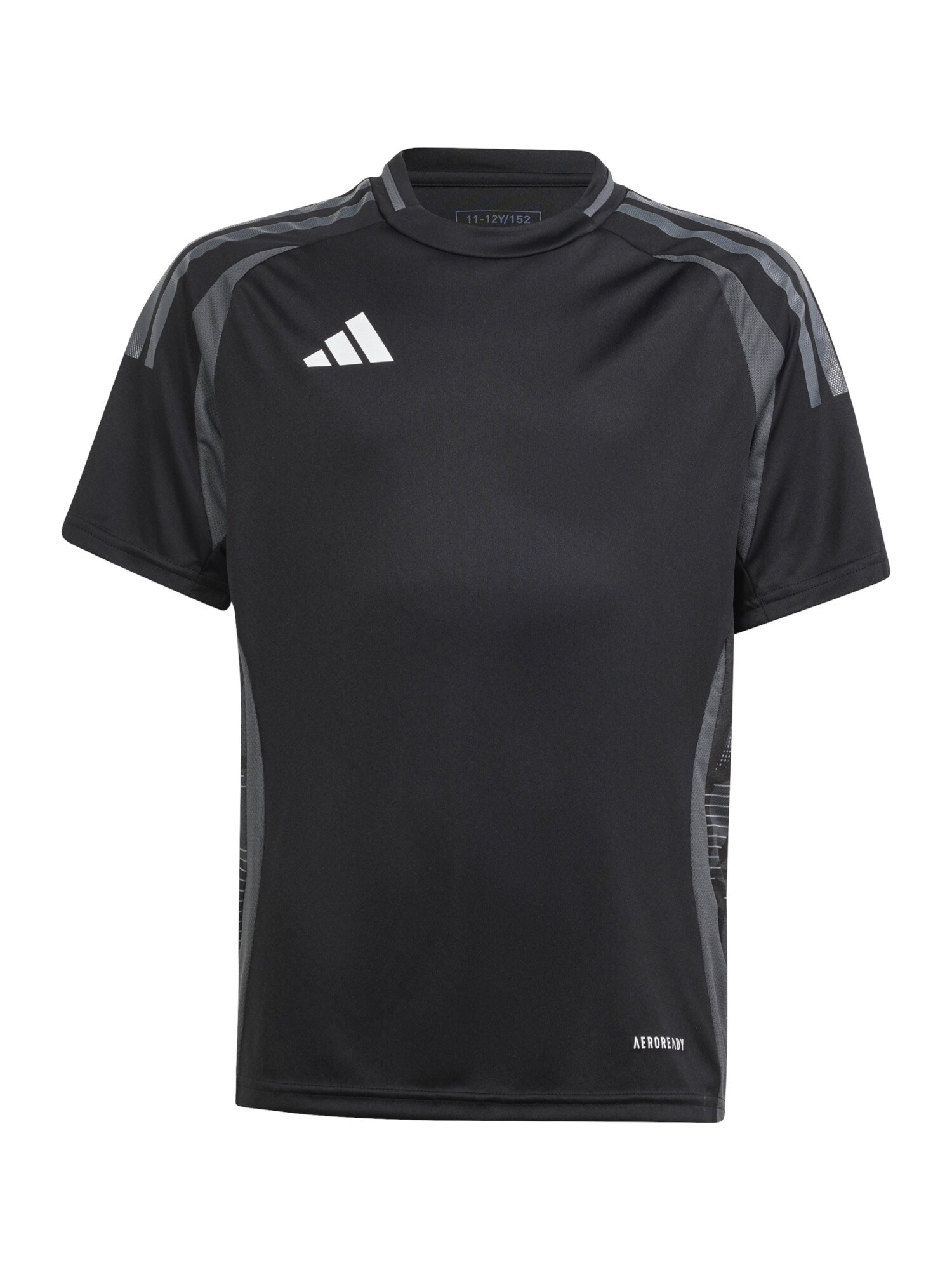 ADIDAS PERFORMANCE Tricou funcțional  gri / negru / alb