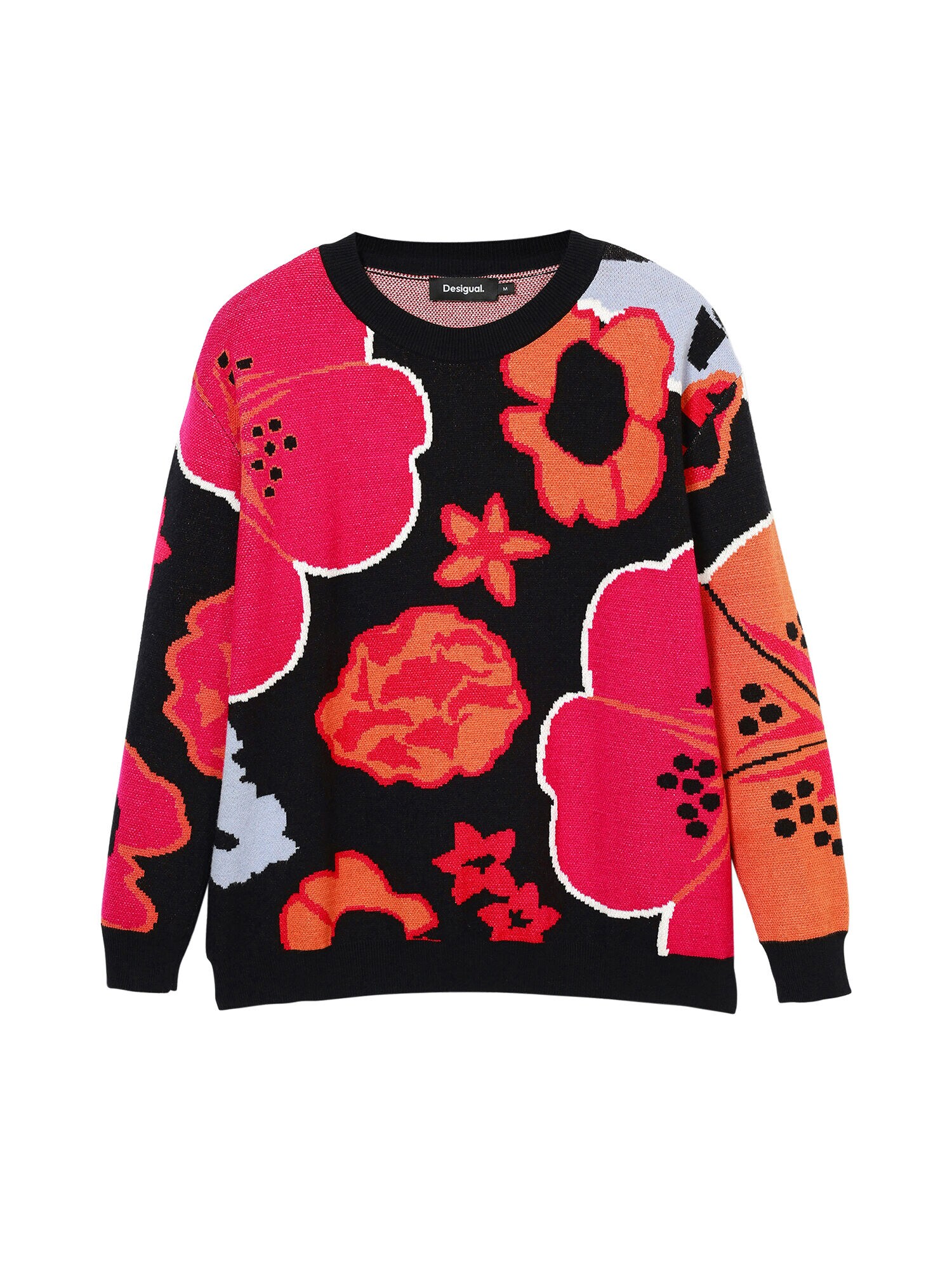 Desigual Pulóver  szürke / piros mix / fekete akciós termékkép 1