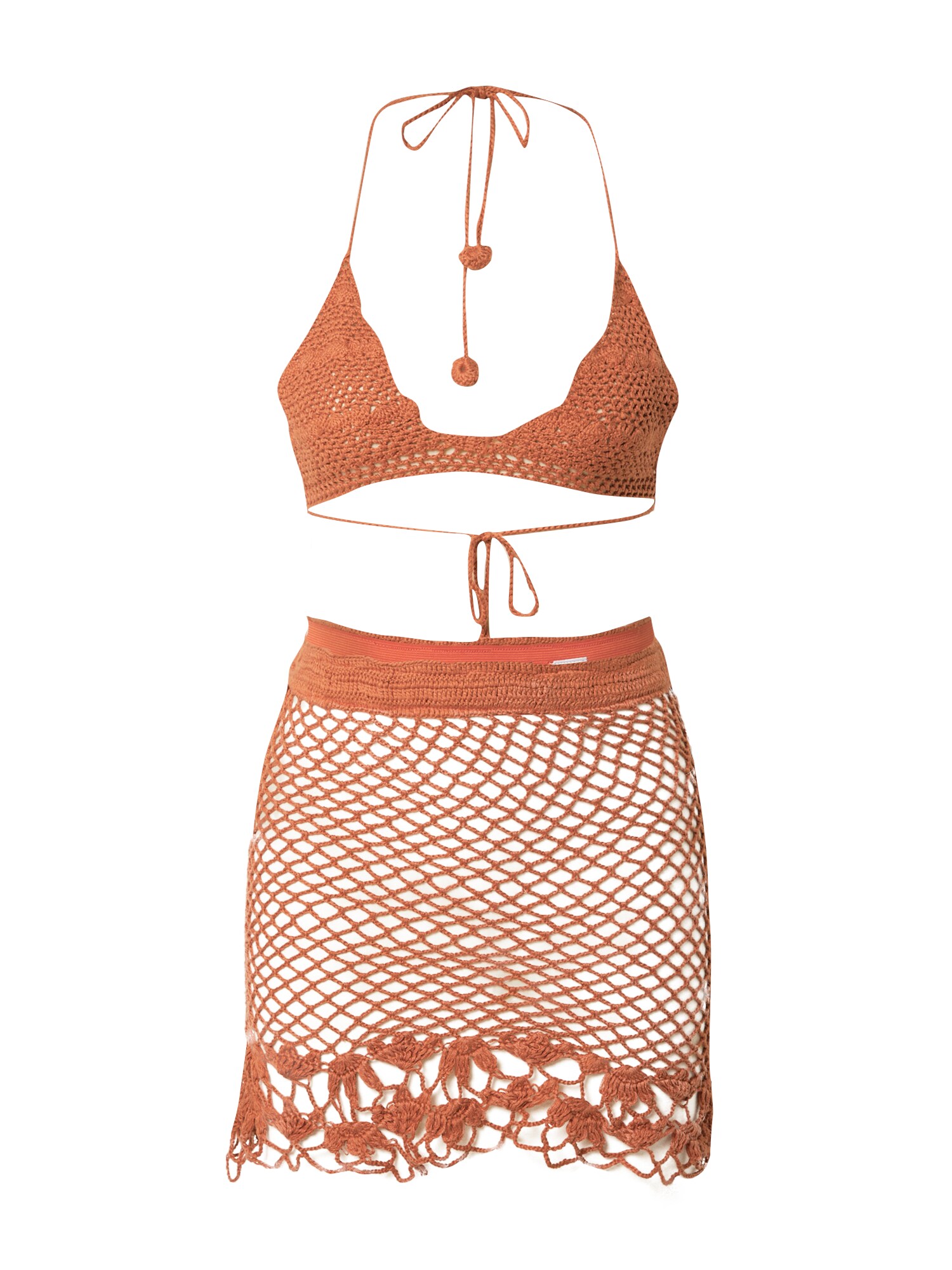 Nasty Gal Bikiny  hrdzavo červená