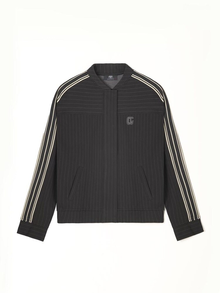 Le Temps Des Cerises Übergangsjacke 'Olivia' Damen Größe L schwarz / weiß