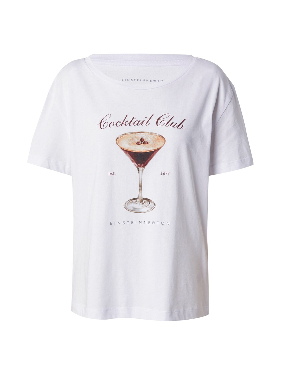 T-shirt ljusbeige / choklad