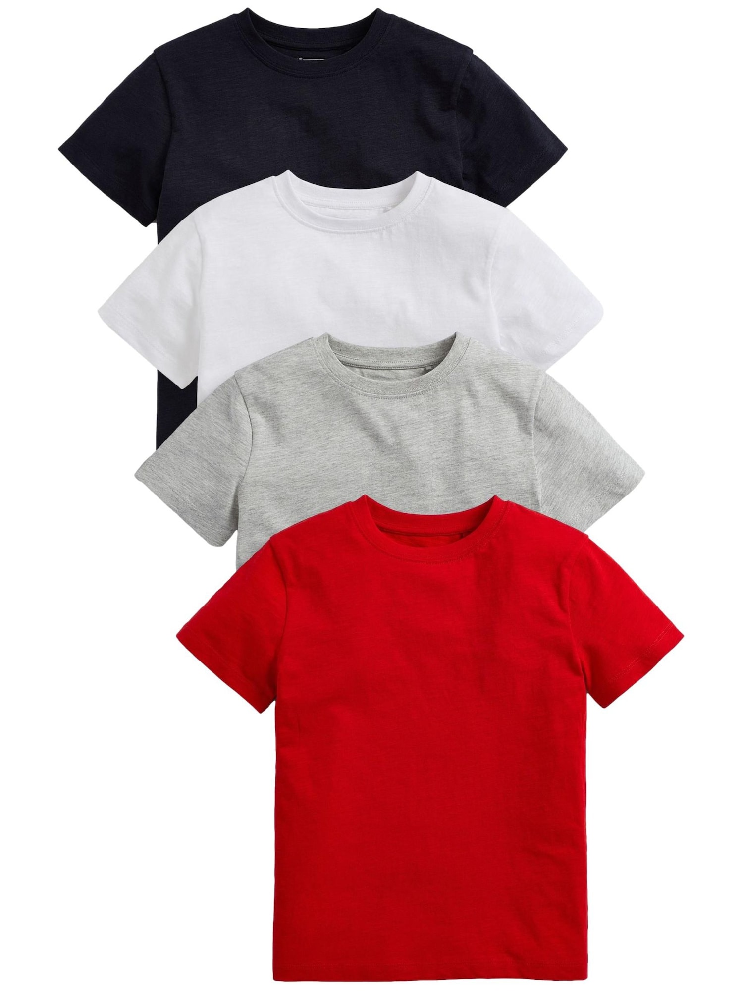 Next Tricou  gri deschis / roşu închis / negru / alb