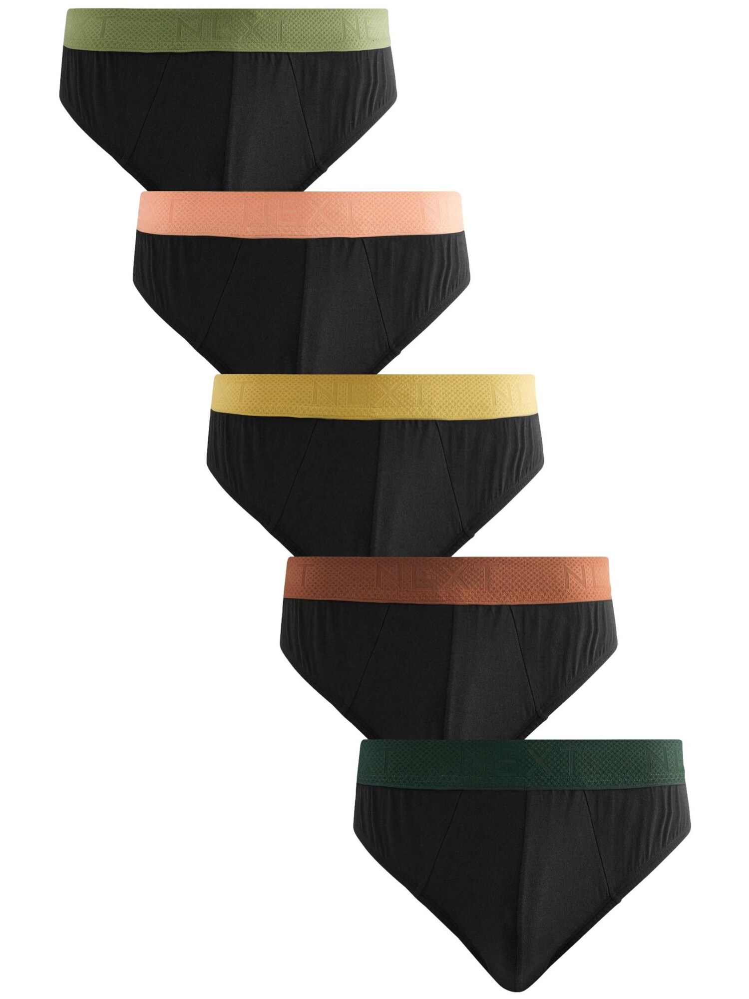 Next Slip  maro / galben / verde închis / negru