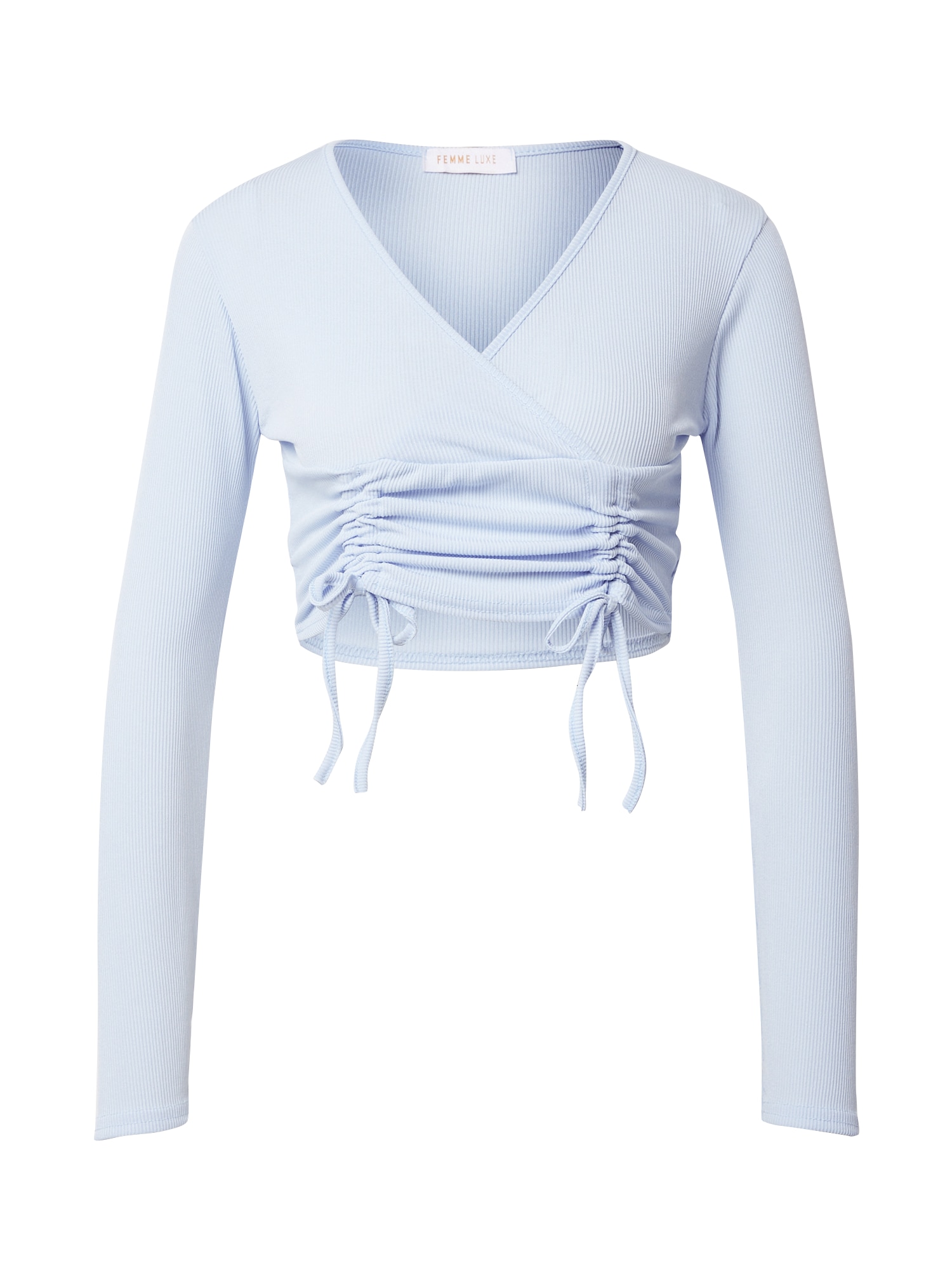 Femme Luxe Marškinėliai 'FERN' šviesiai mėlyna