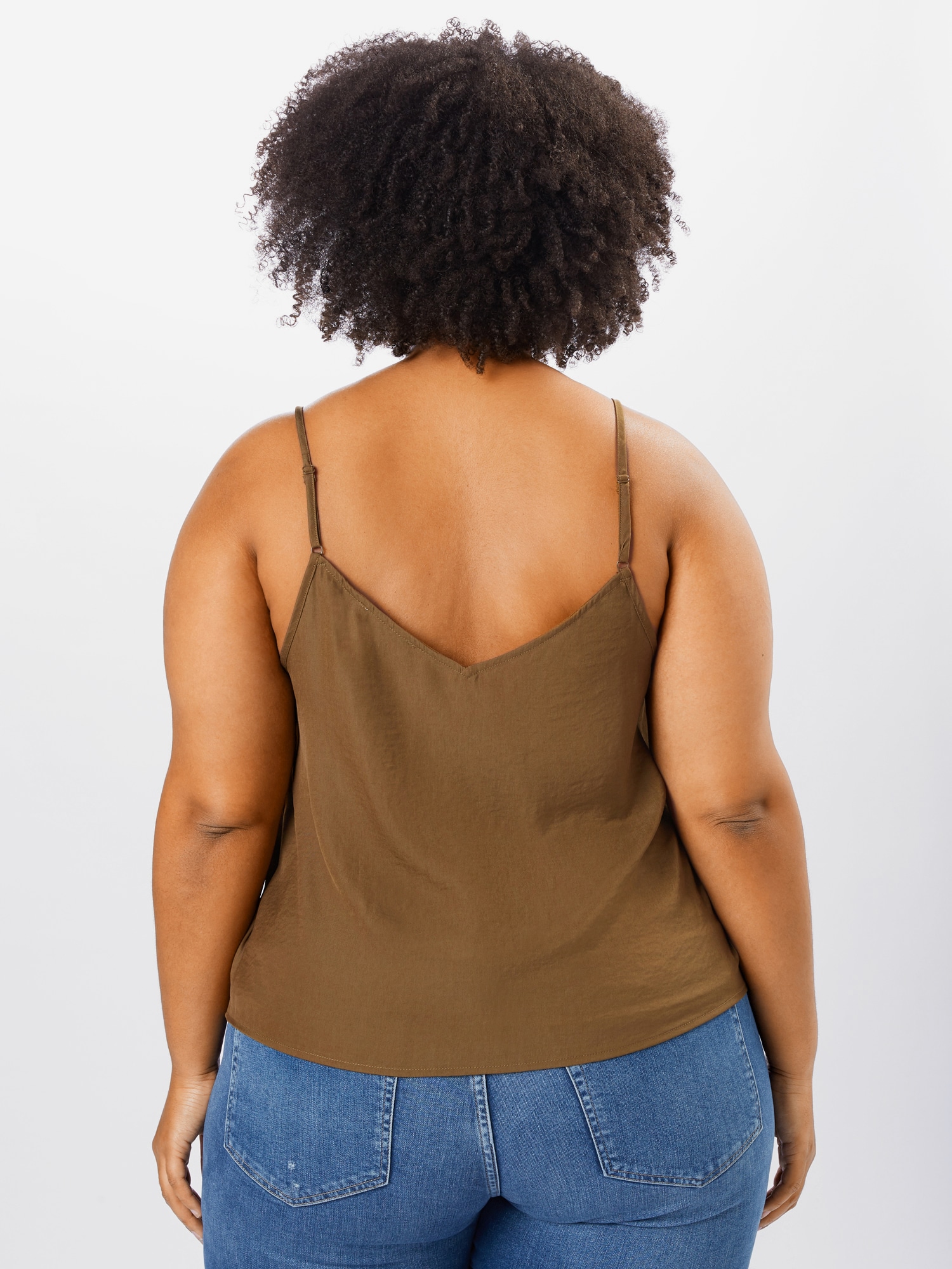 ABOUT YOU Curvy Top 'Kiara' hnedá (obrázok 3)