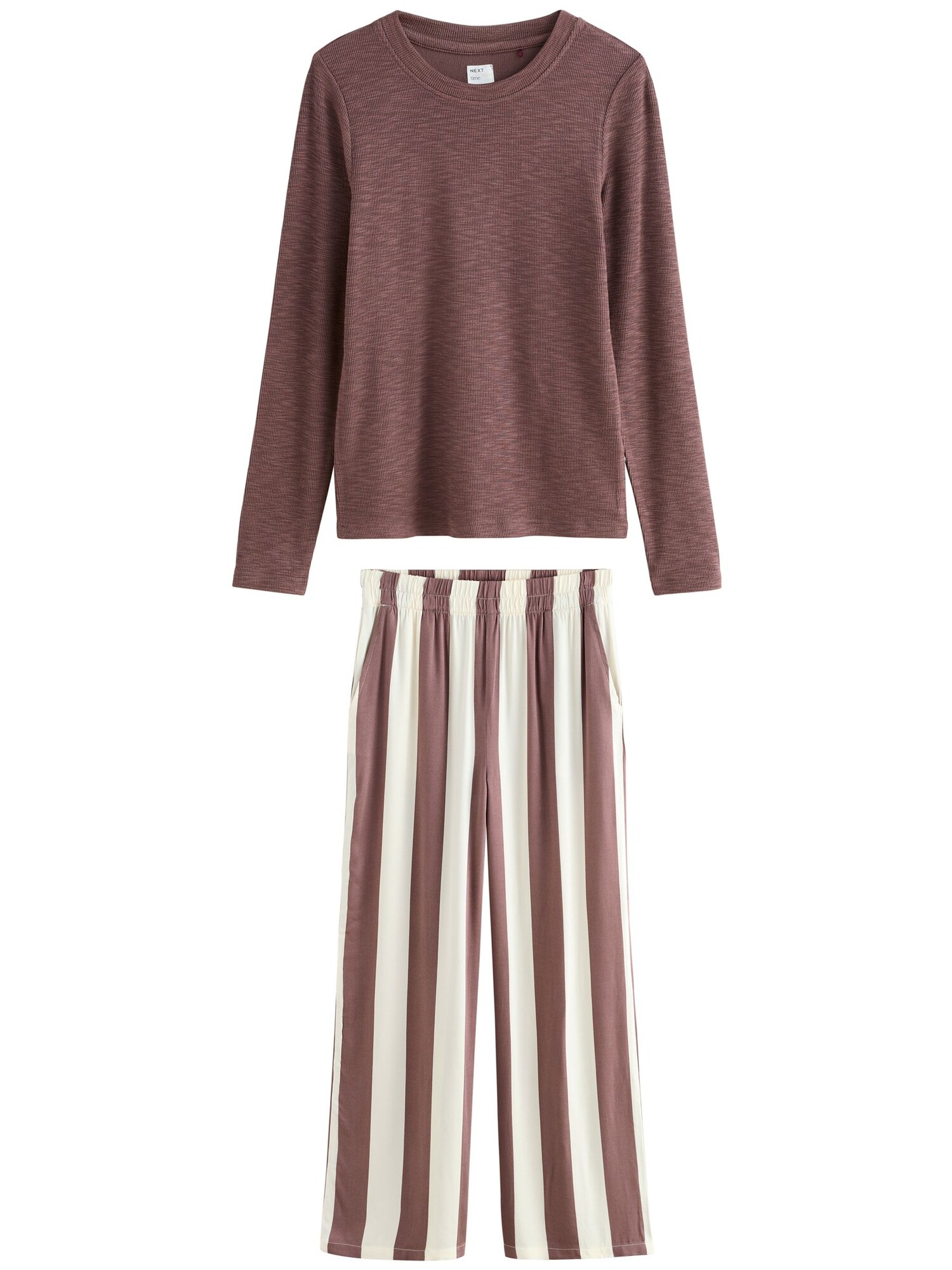 Next Pijama  maro / alb