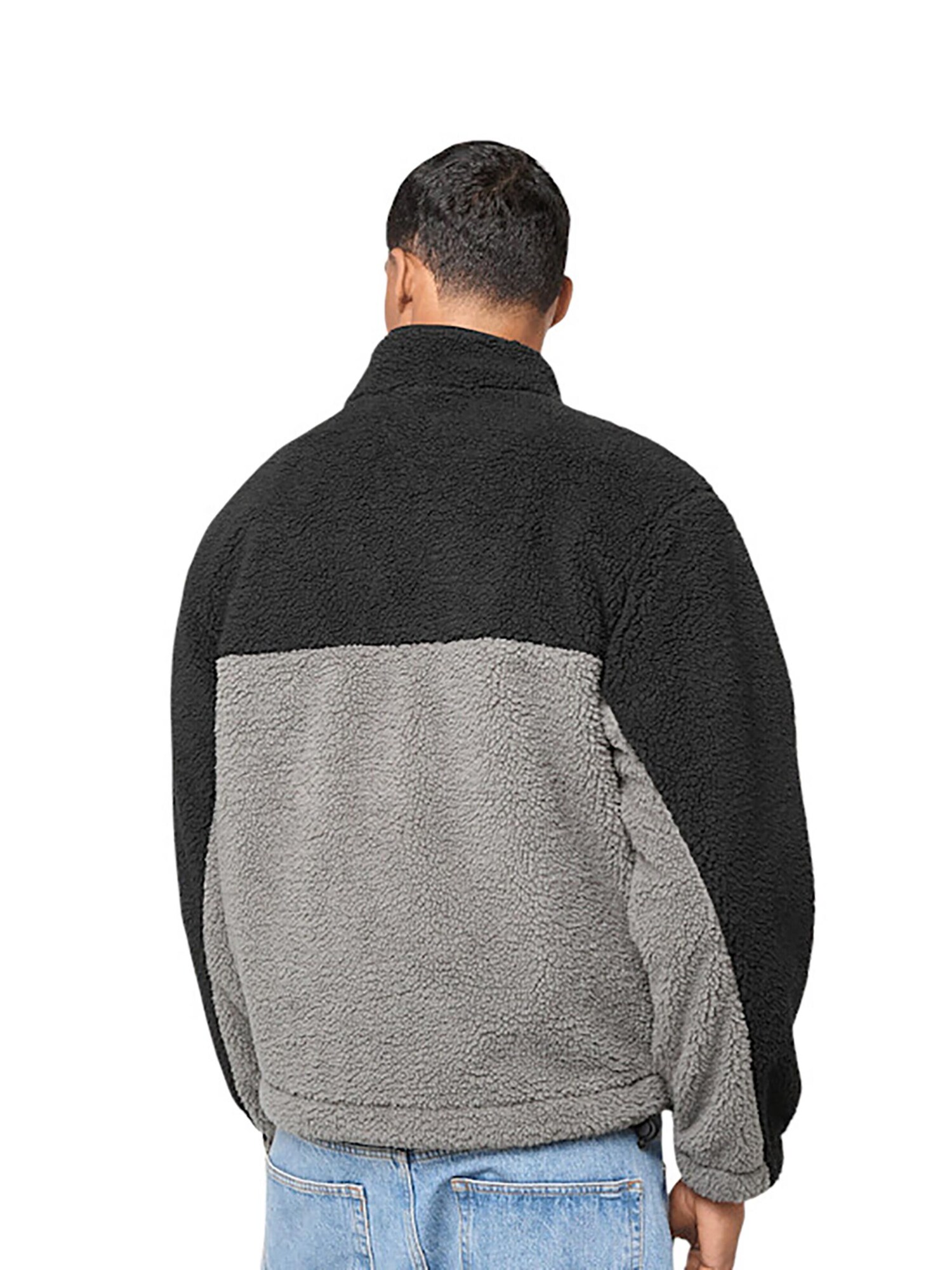 Karl Kani Chaqueta polar  gris / negro – imagen 4