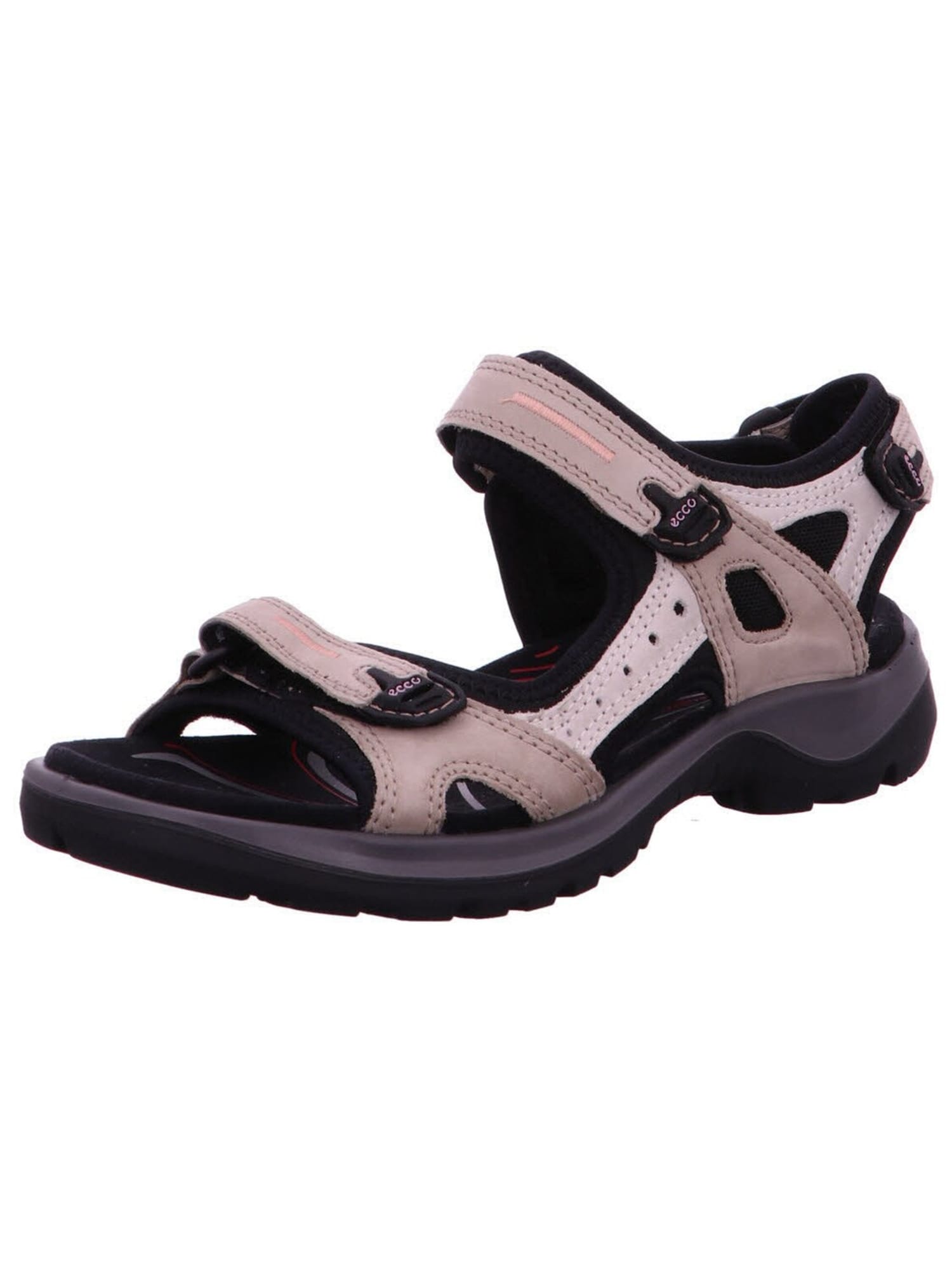 Ecco Sandale Sandalette Damen 069563 54695 Rauleder In Beige