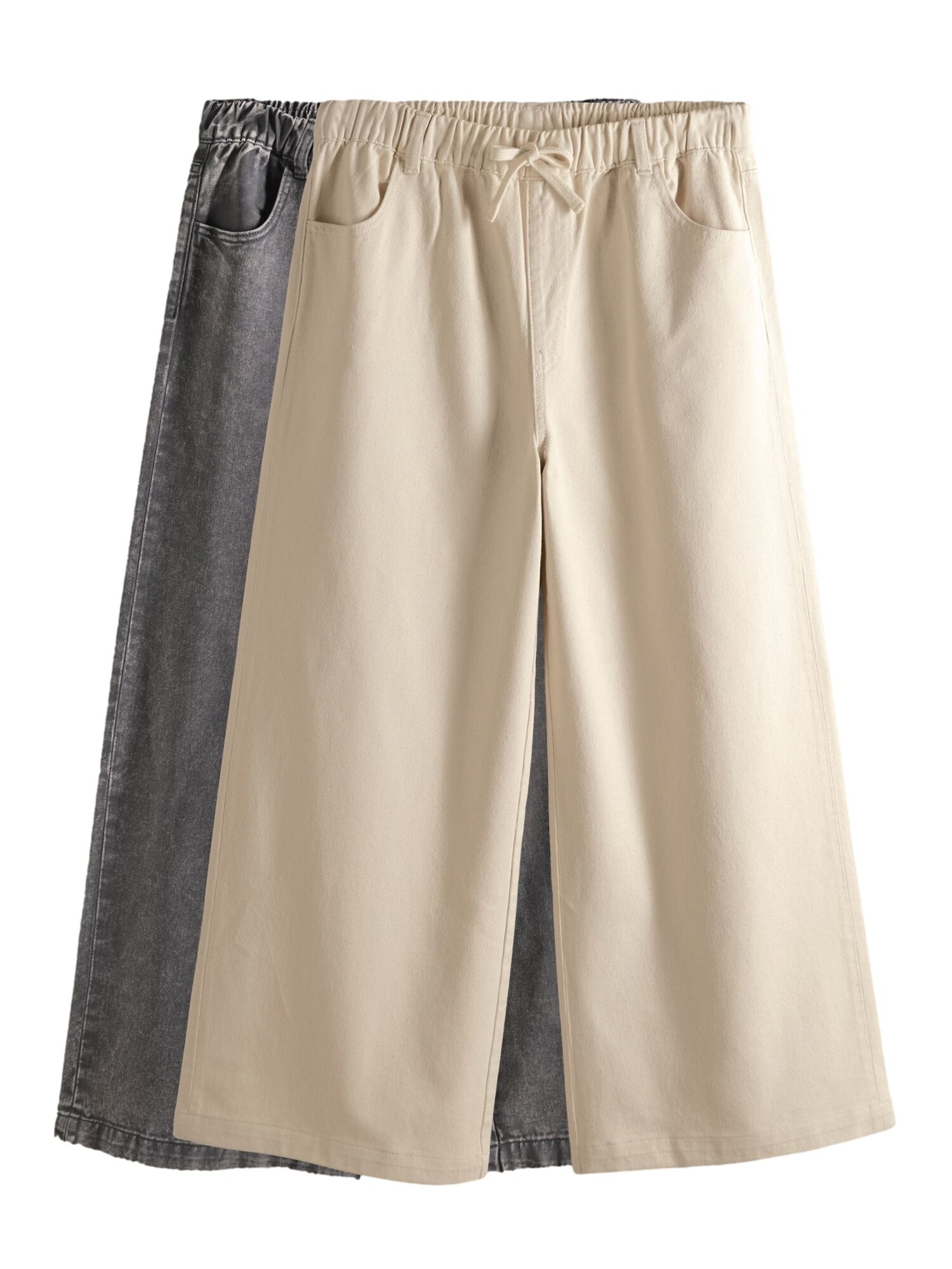 The Set Jeans  ecru / gri denim