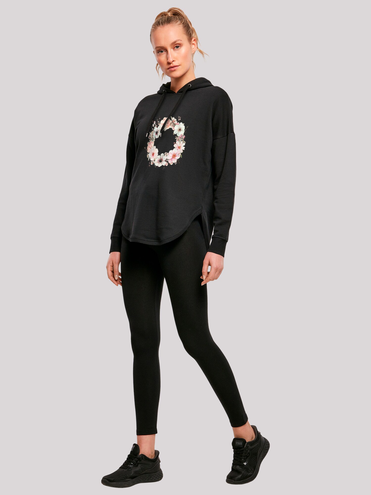 Thumbnail - F4NT4STIC Sweatshirt Rosa Blumenkranz