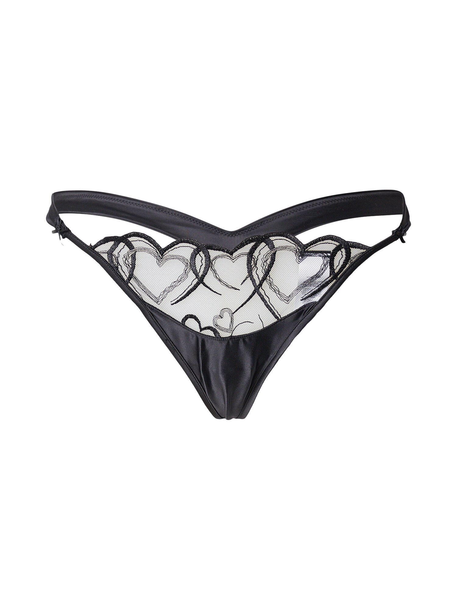 Hunkemöller Tanga Olivia  negru
