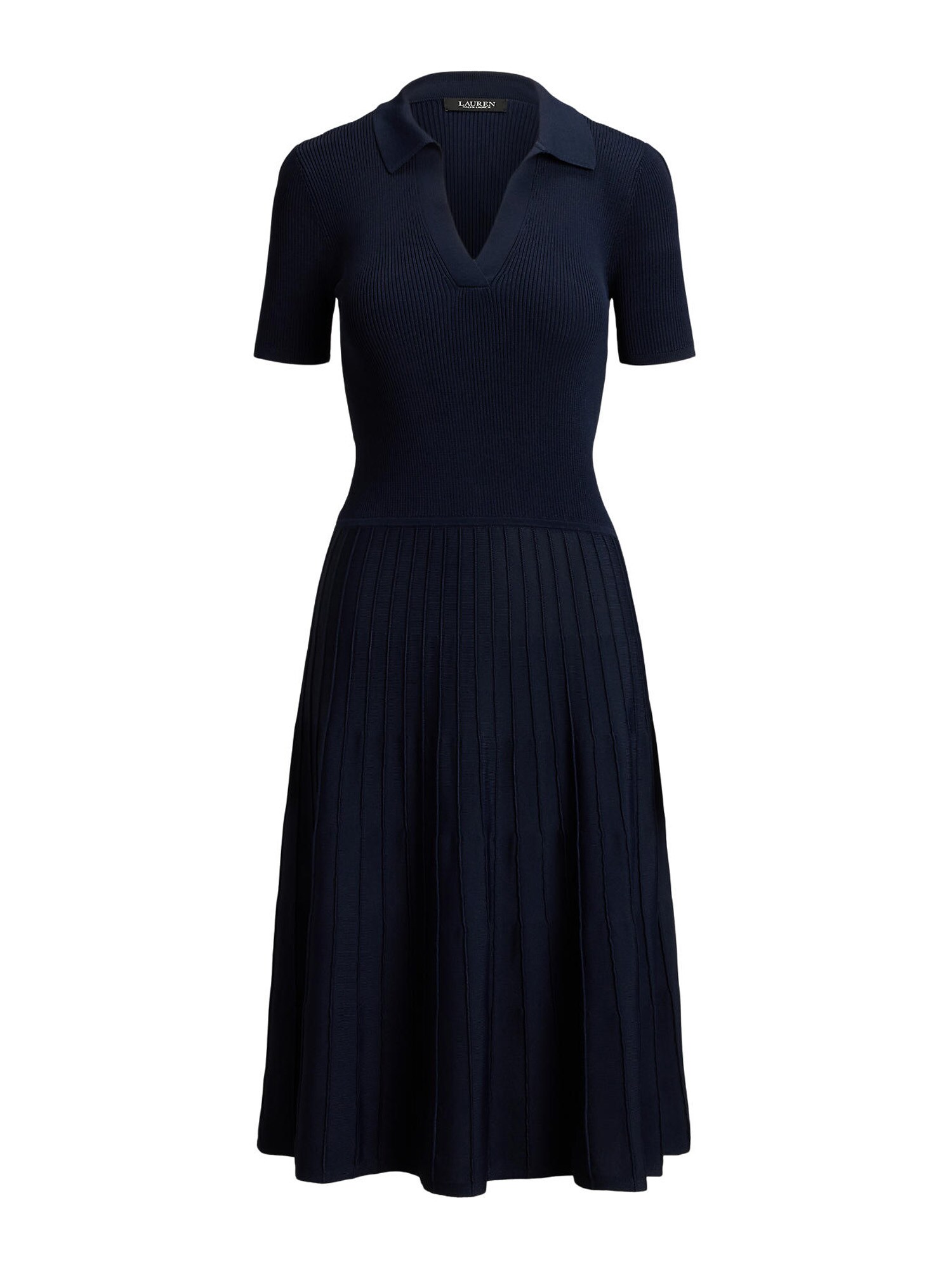 Lauren Ralph Lauren Pletené šaty  námornícka modrá