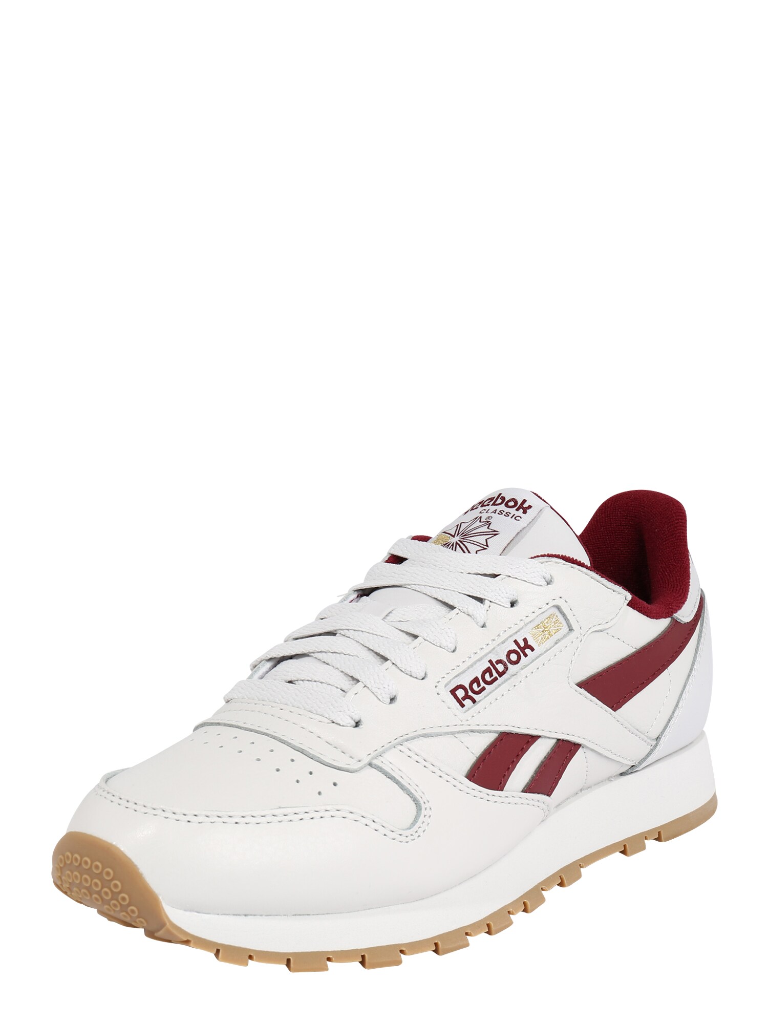 Reebok Classic Sportbačiai be auliuko 'CL LTHR'  raudona / kremo