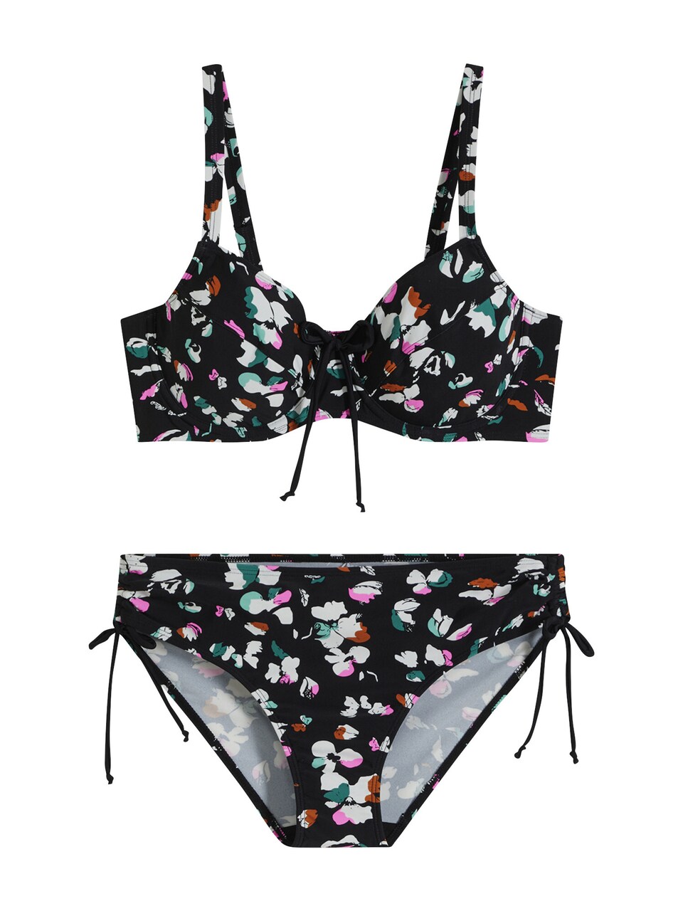 Bikini rosa / svart