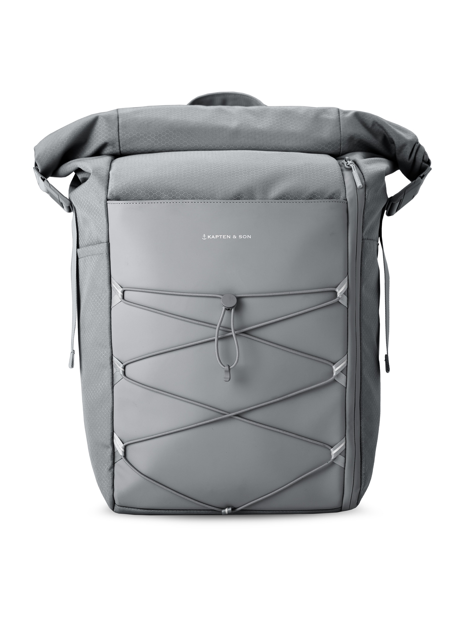 Kapten & Son Rucsac Yoho  gri / alb
