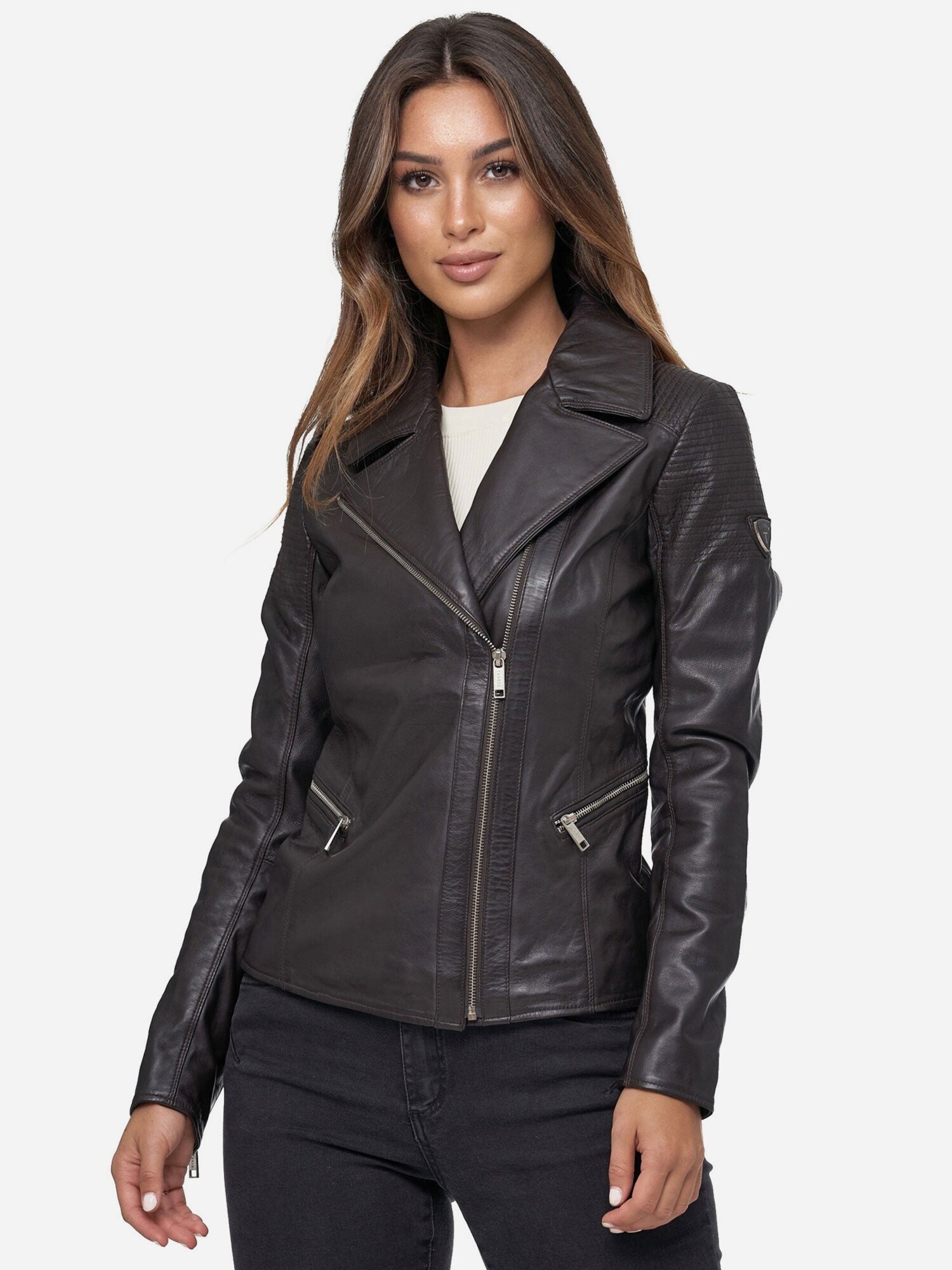 Tazzio Chaqueta de entretiempo 'F506'  marrón