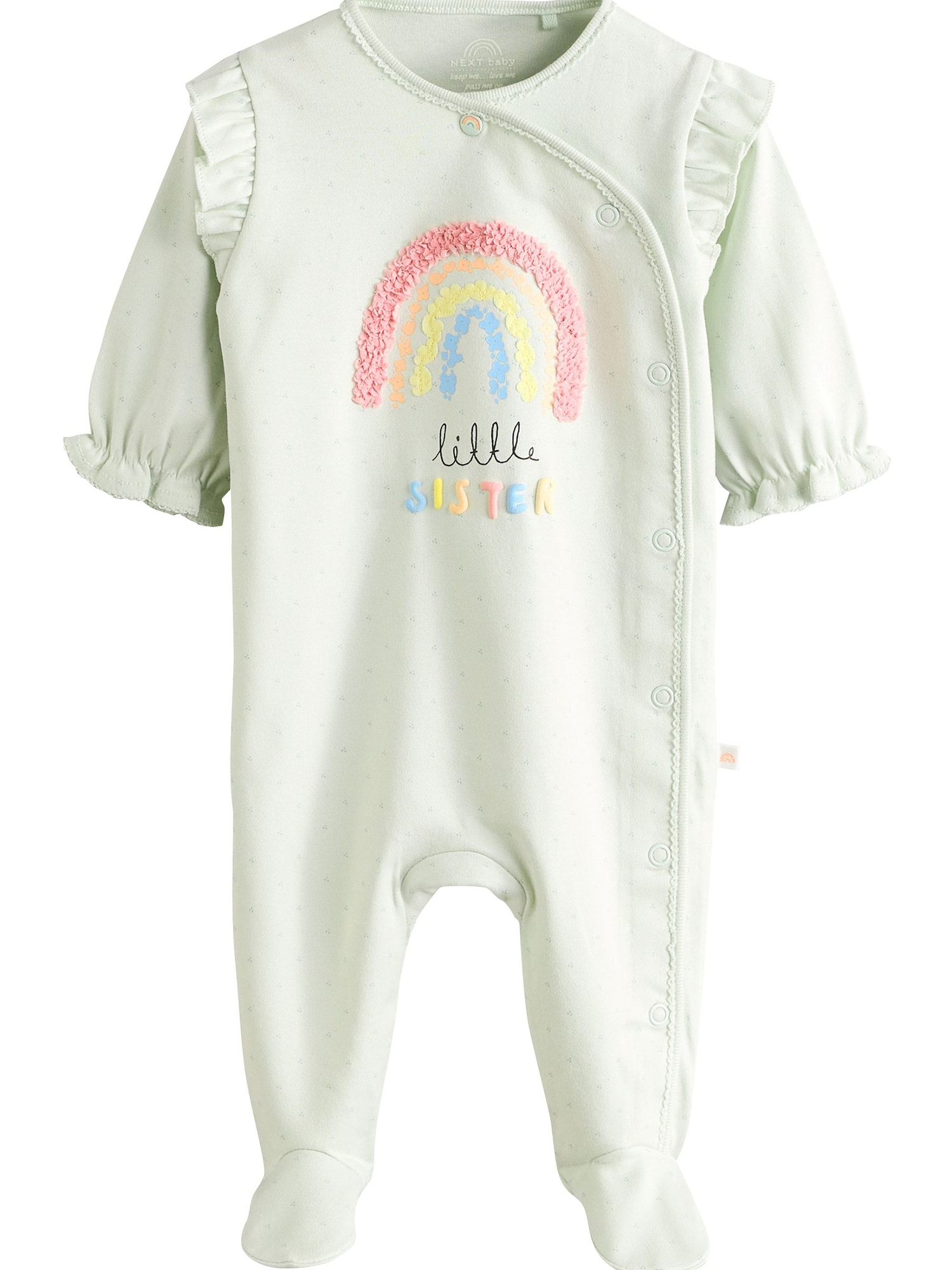 Next Pijamale  galben / verde pastel / roz