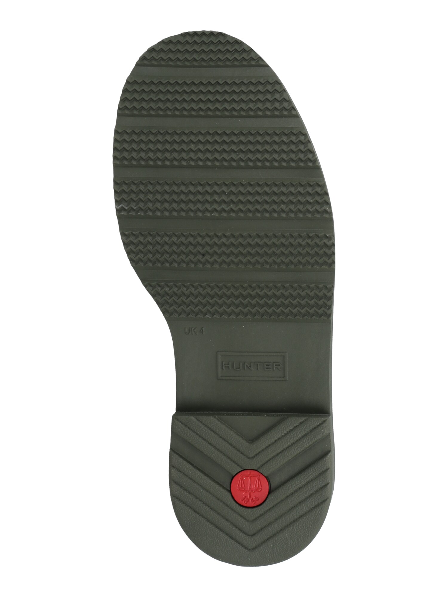 HUNTER Botas de lluvia  oliva / rojo / blanco – imagen 3