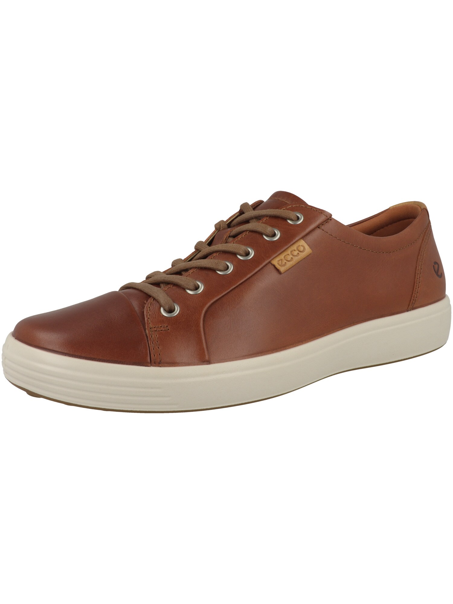 Ecco Sneakers Laag 'Soft 7' Cognac