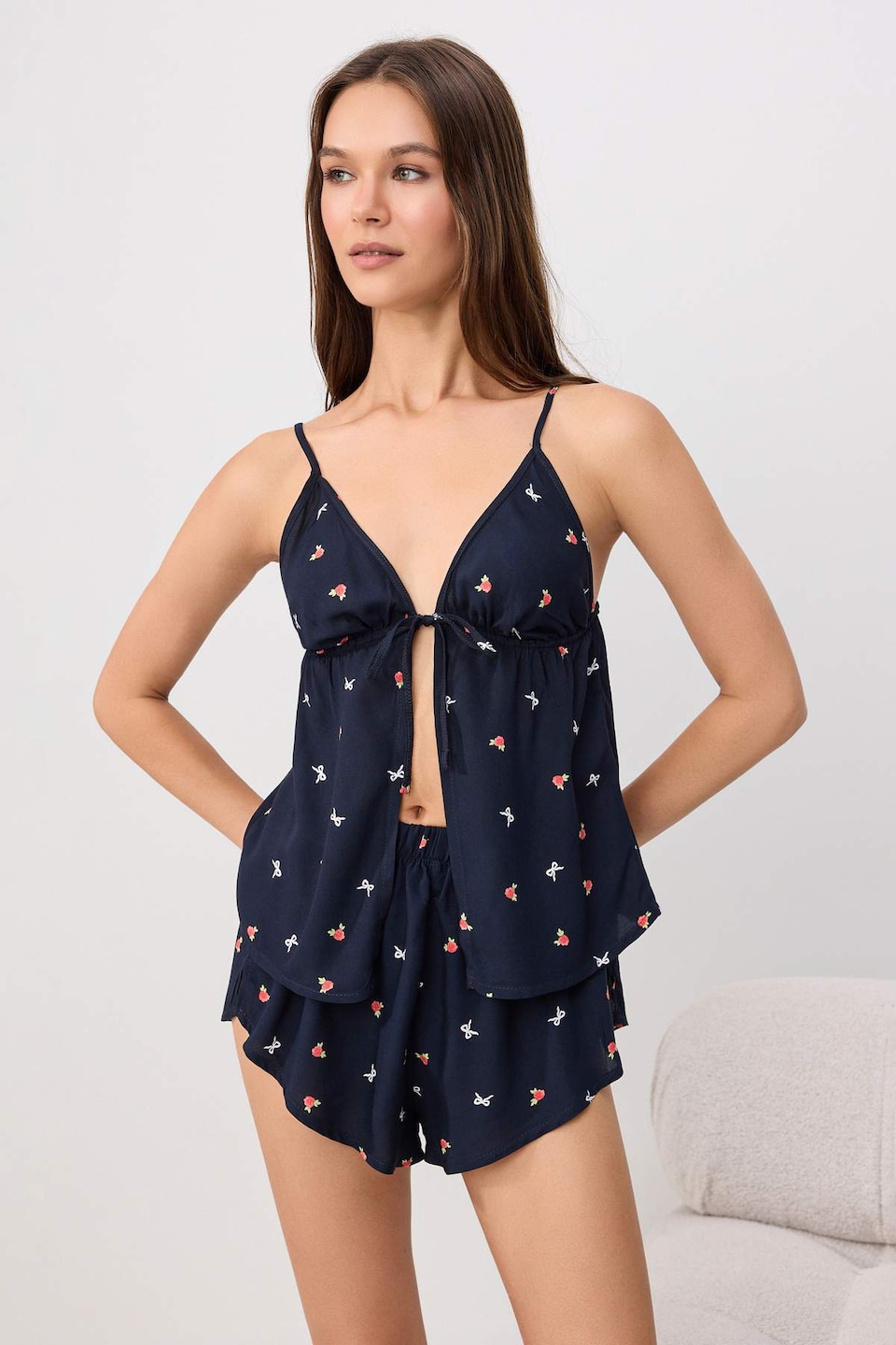 Kort pyjamas