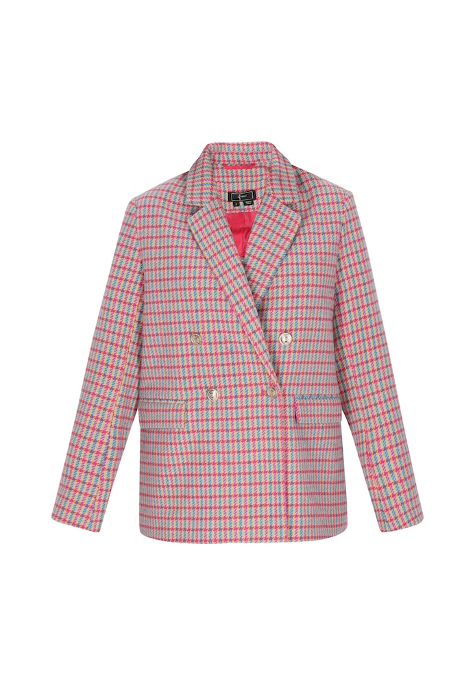 faina Blazer Damen Größe 36 blau / pink / rot