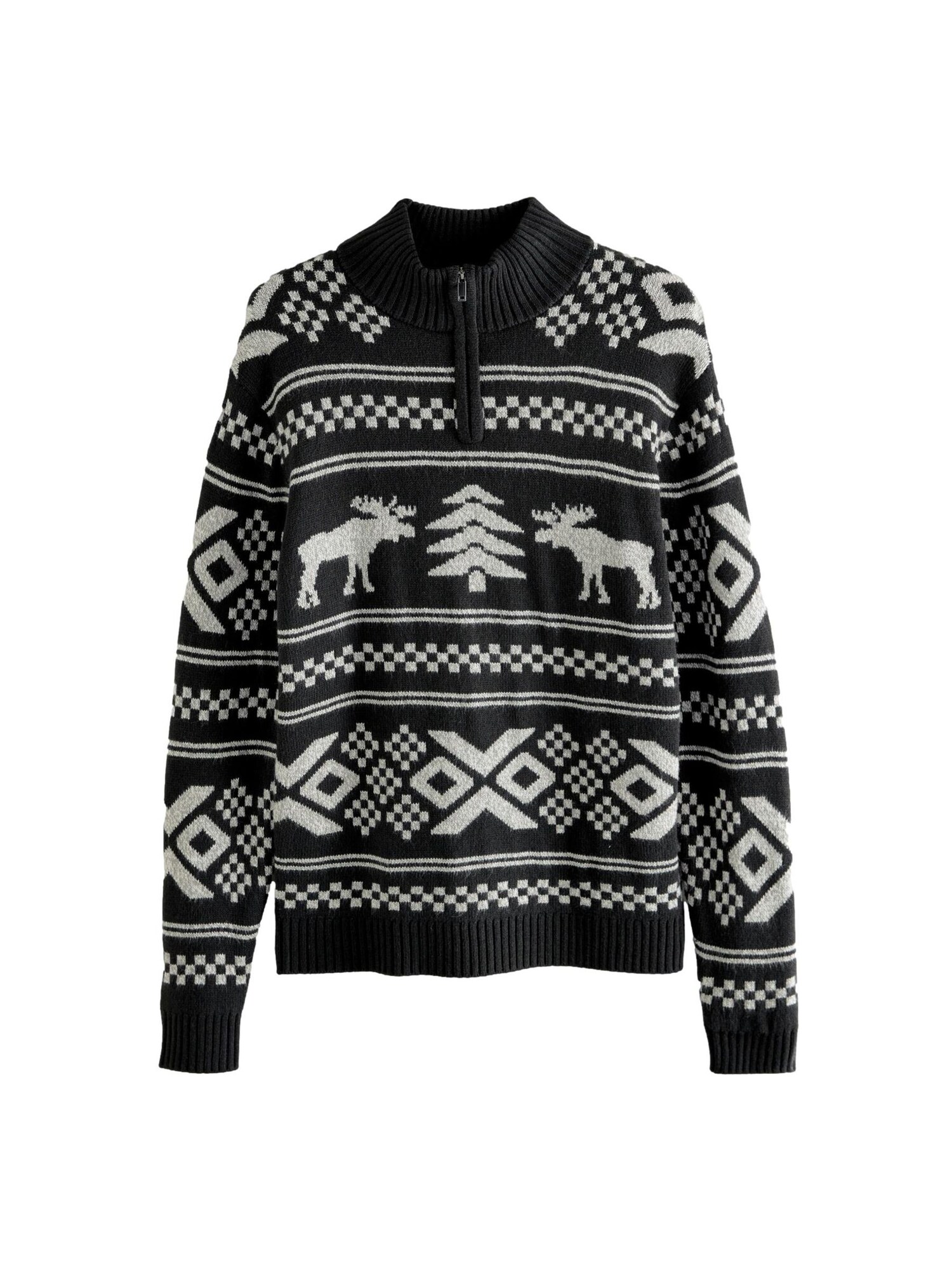 Next Pulover  gri deschis / negru