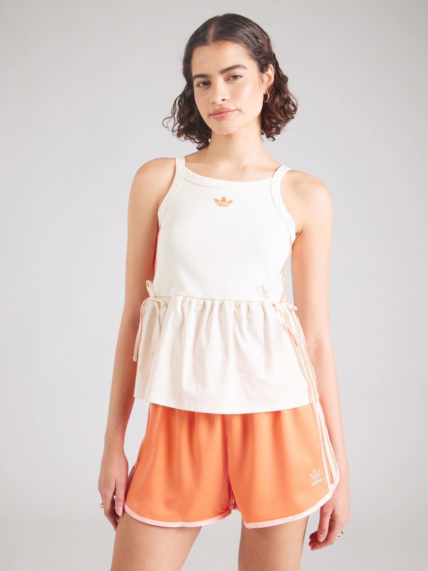 ADIDAS ORIGINALS Top  narancs / gyapjúfehér termék 2. képe