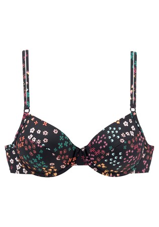 s.Oliver, Bikini felső, vegyes színek & fekete