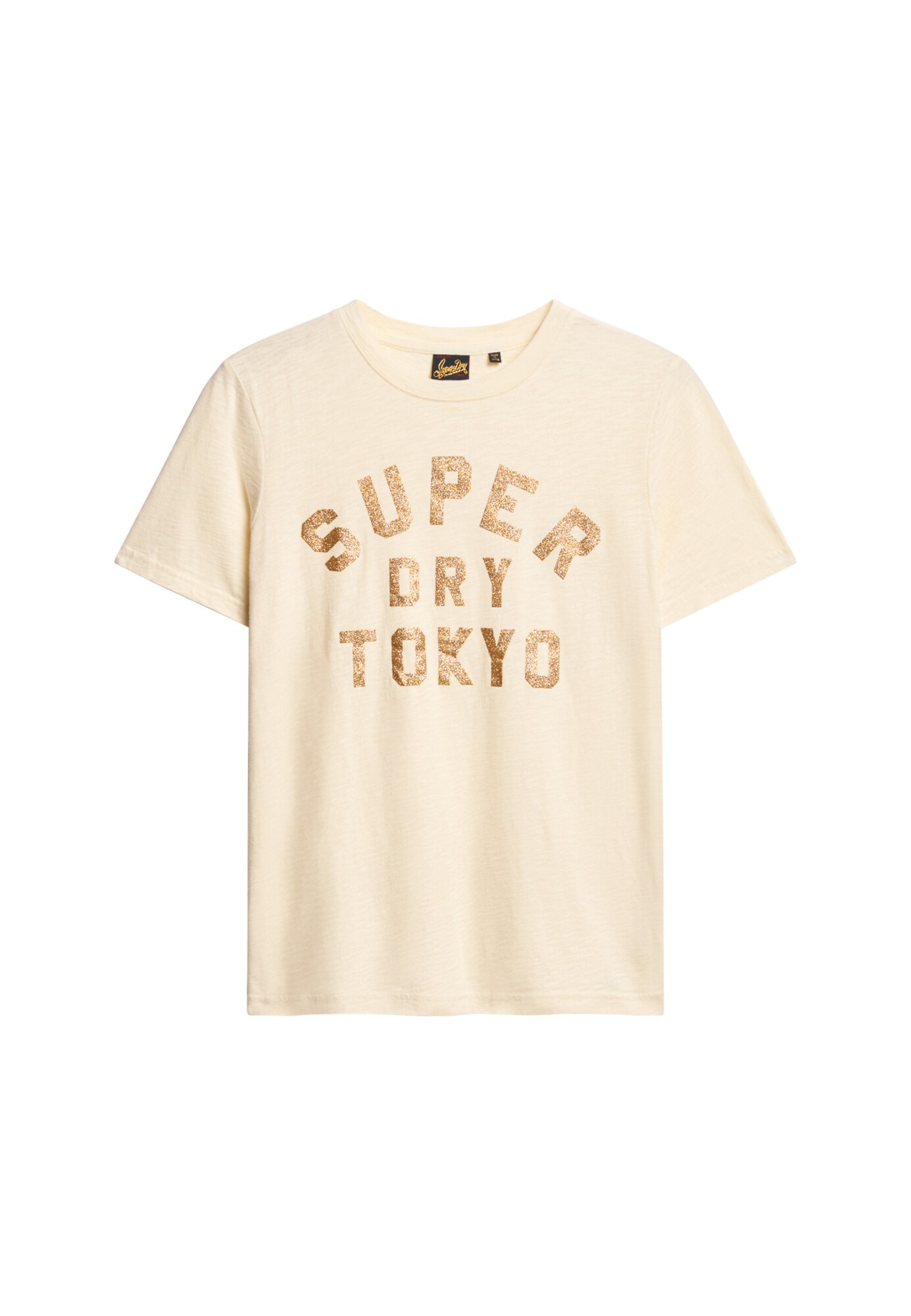 Superdry Tricou  bej deschis / auriu