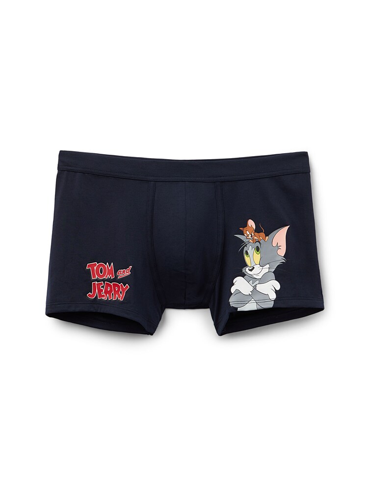 IUMAN Intimissimi Uomo Boxershorts 'Hanna-Barbera Tom And Jerry' Herren Größe XL marine / grau / rot / weiß
