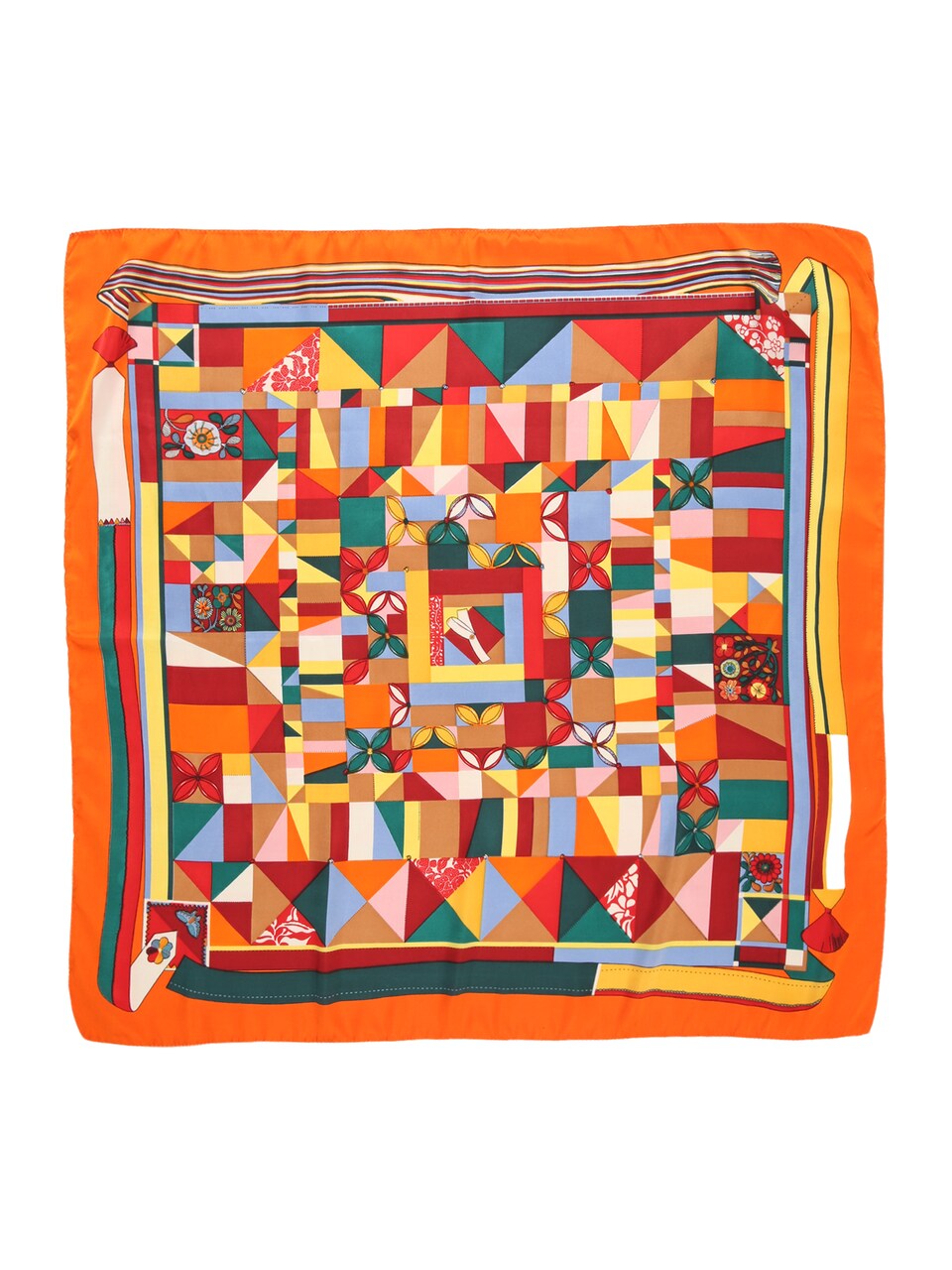 Scarf 'Kira' gul / röd