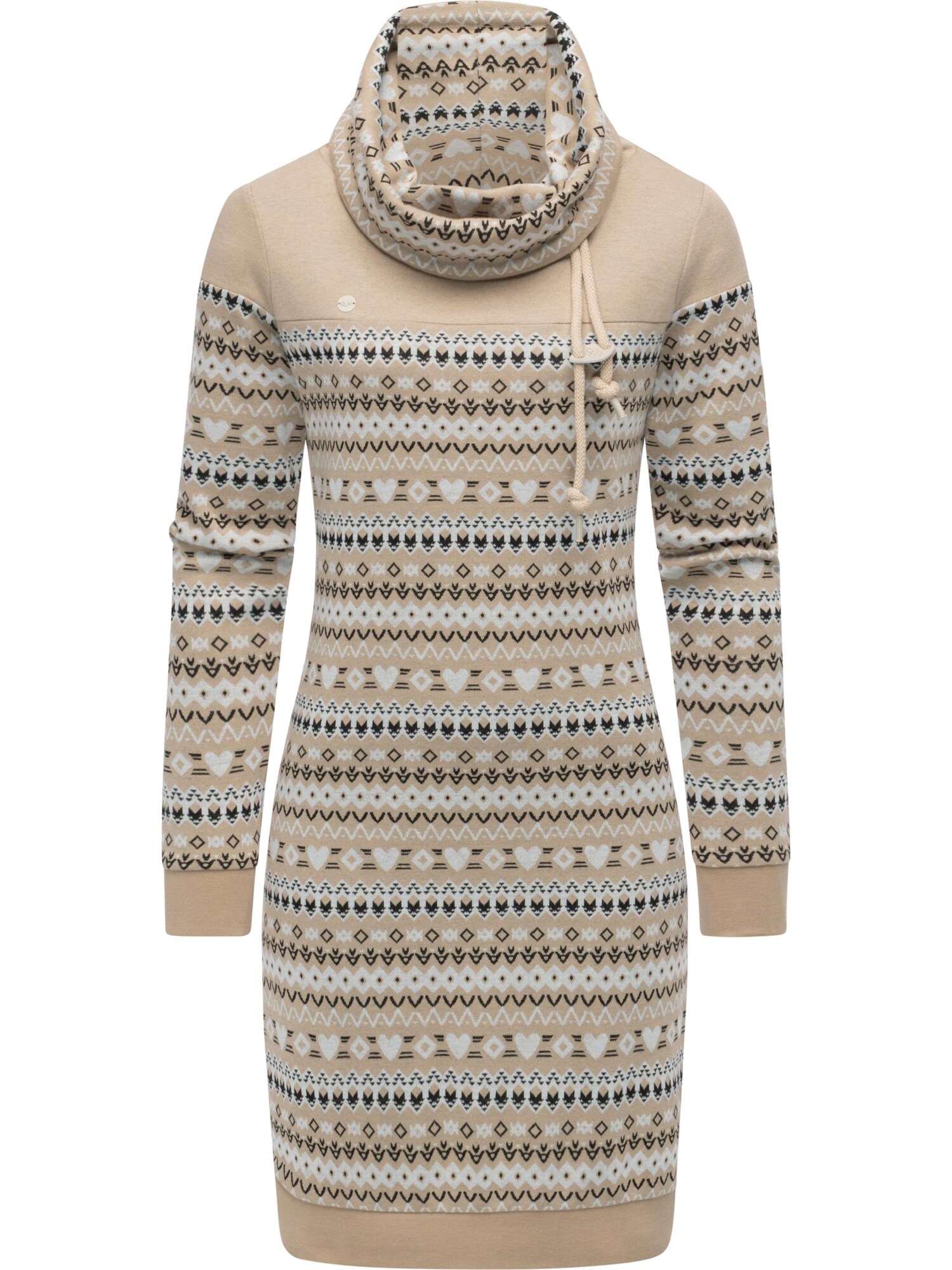 Ragwear Rochie Chlloe  bej / negru / alb murdar