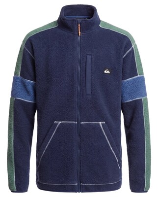 QUIKSILVER Chaqueta polar funcional 'CLEAN COAST'  navy / zafiro / pino / blanco