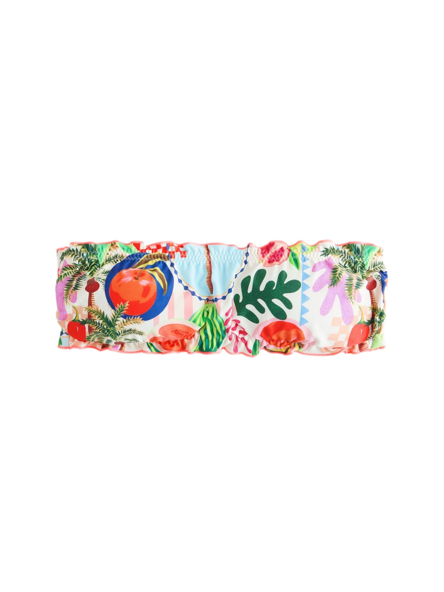 Next Sutien costum de baie  galben / verde / roșu