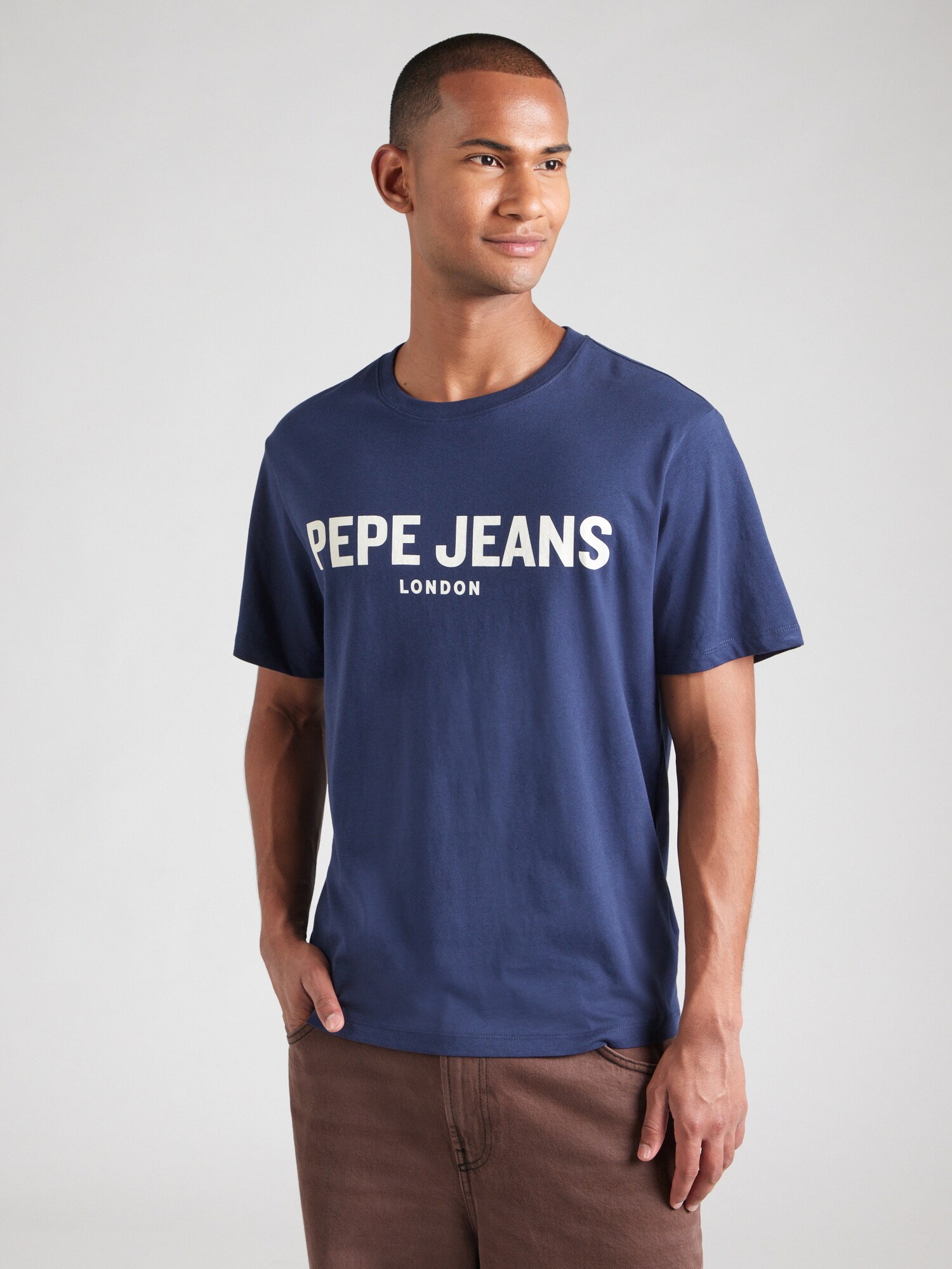 Pepe Jeans Camiseta  azul oscuro / blanco – imagen 2