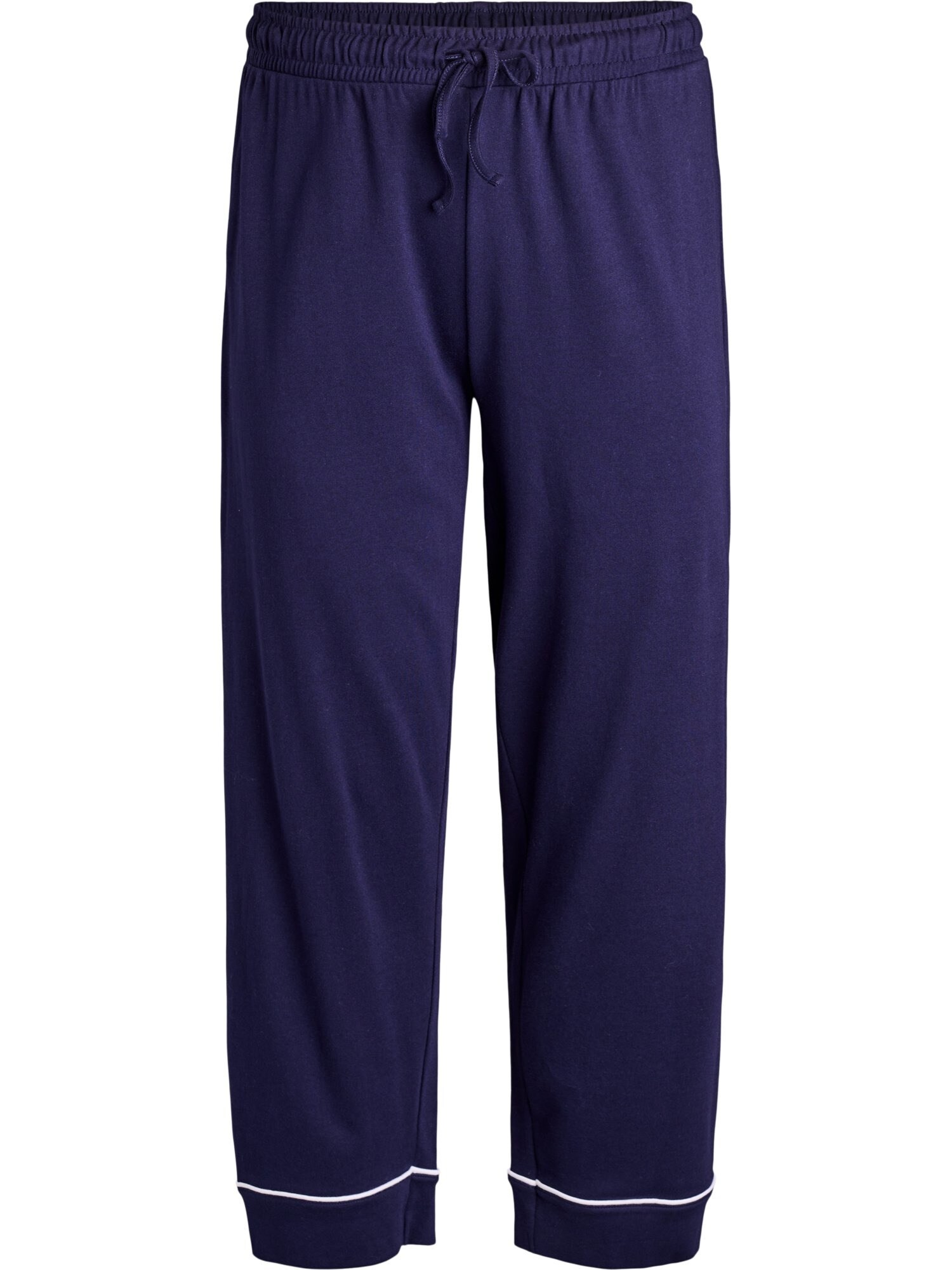 Zizzi Pantaloni de pijama Tanji  bleumarin / alb
