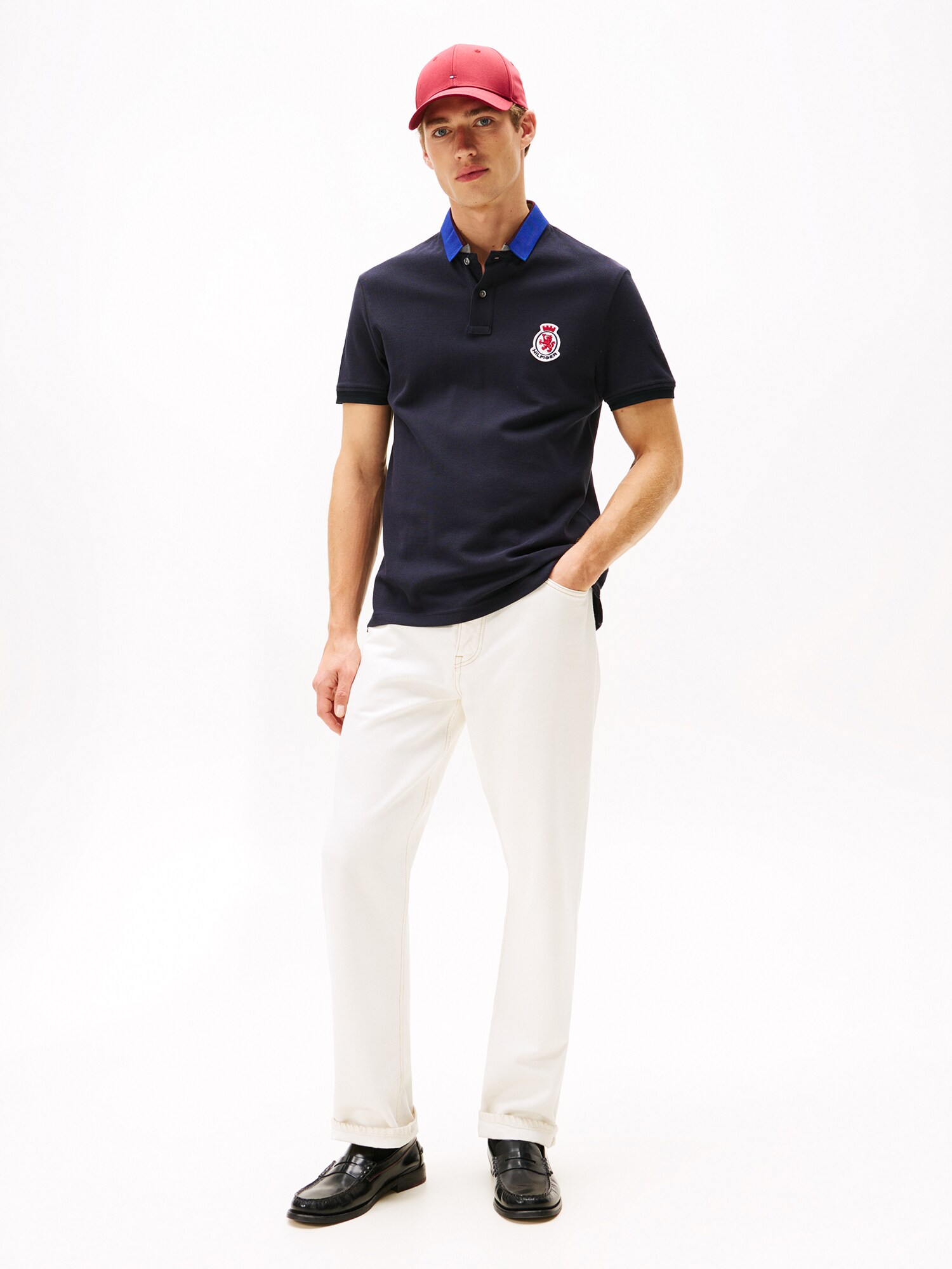 TOMMY HILFIGER Tričko modrá / námornícka modrá (obrázok 4)
