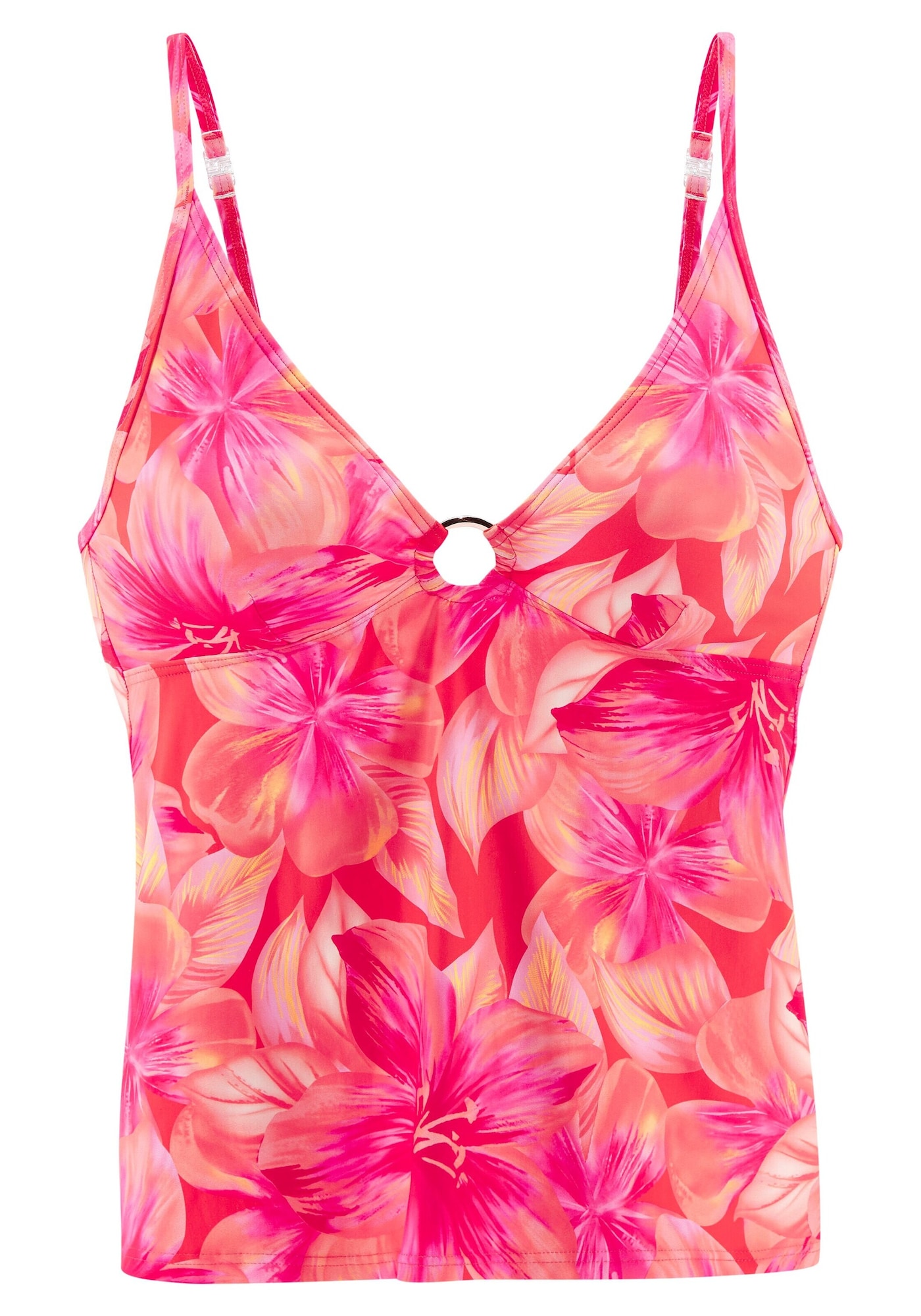 s.Oliver Tankini top  portocaliu / rosé / purpuriu