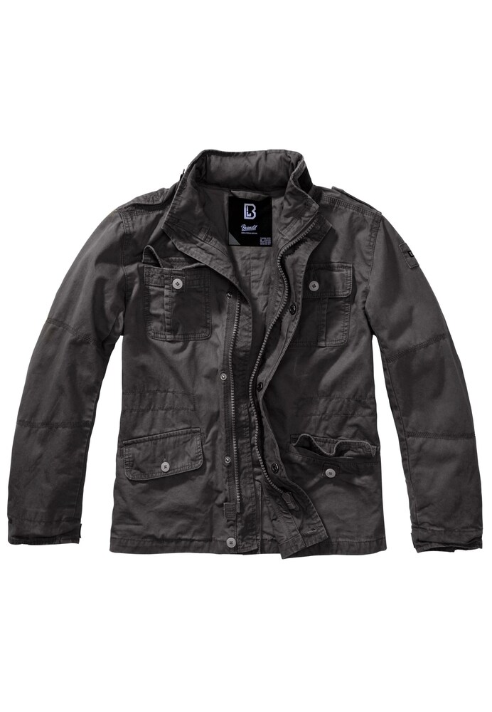 Brandit Jacke 'Britannia' Jungen Größe 158/164 schwarz