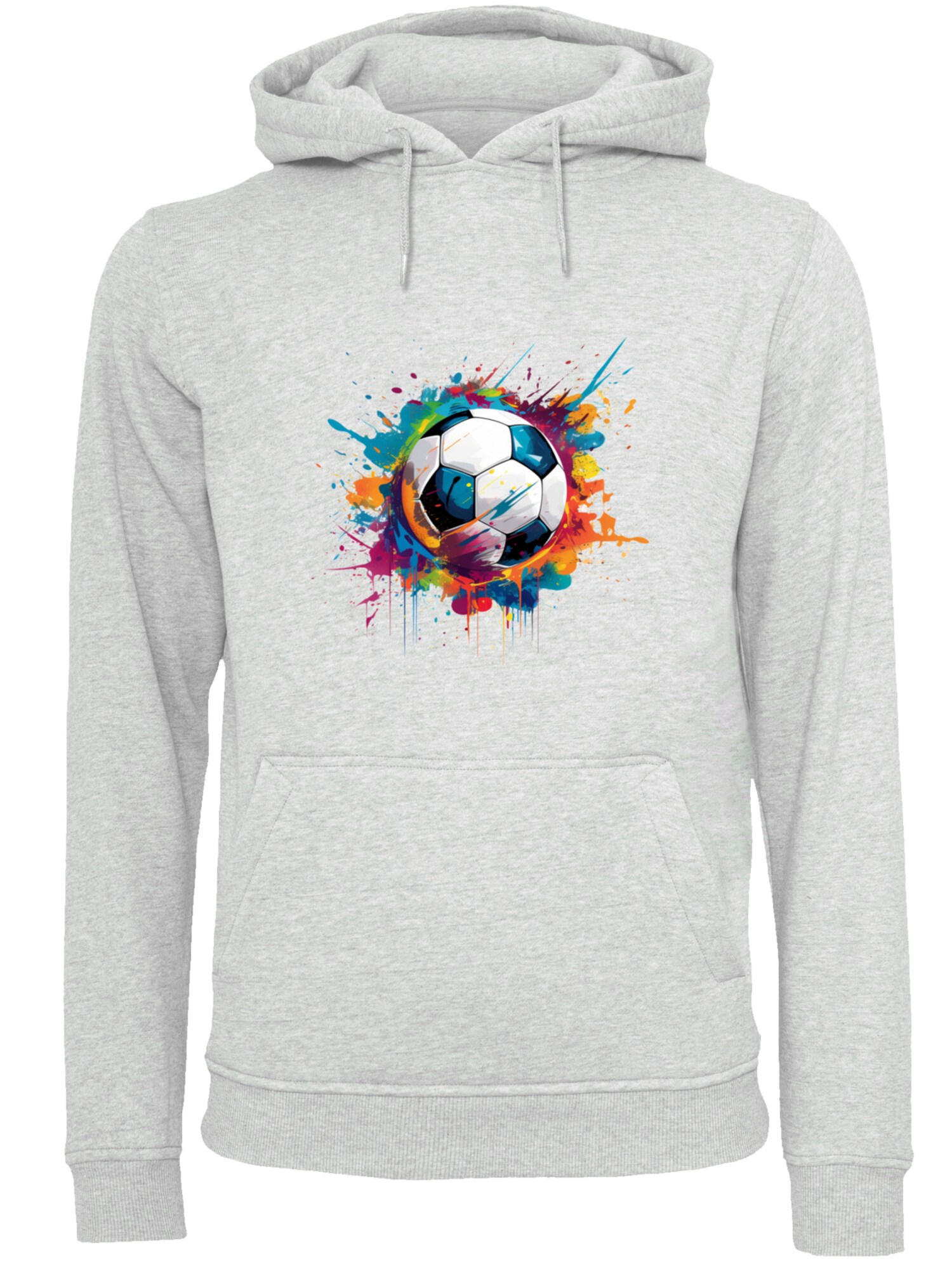 Thumbnail - F4NT4STIC Hoodie Bunte Fußball Grafik
