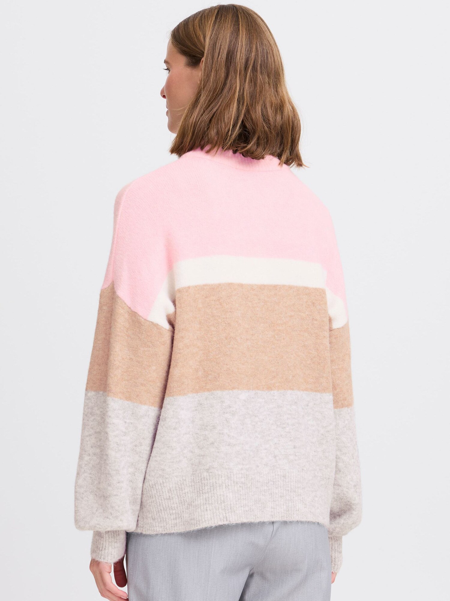 Thumbnail - b.young Rollkragenpullover BYOMEA STRIPED JUMPER 2 -