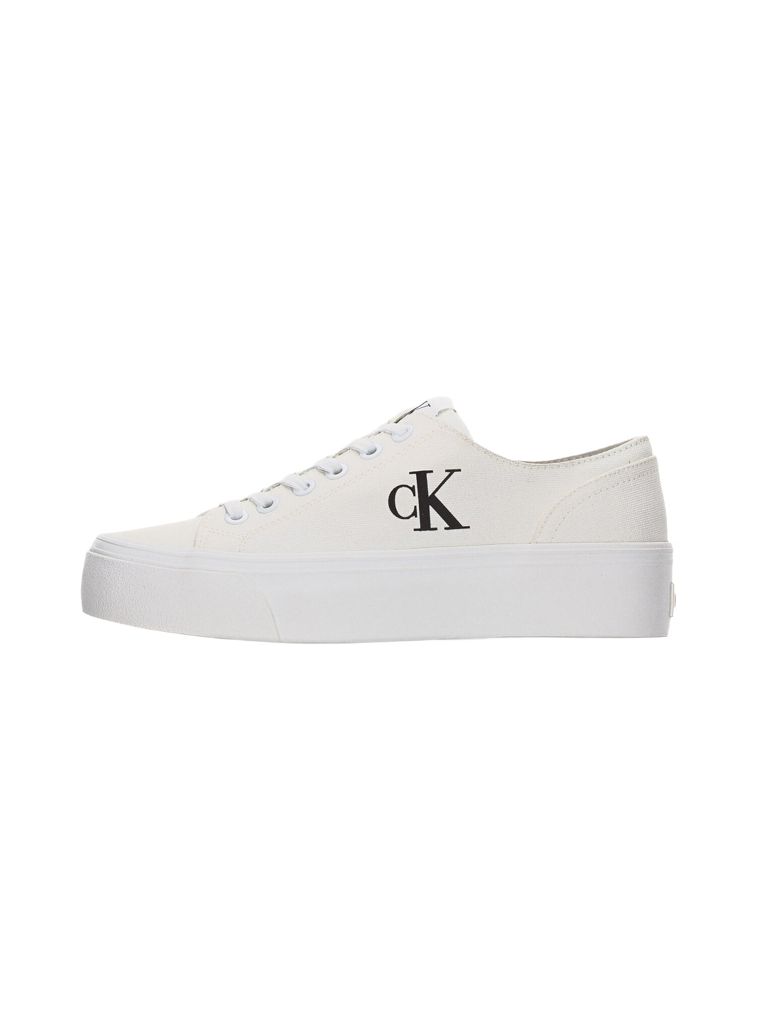 Calvin Klein Niske tenisice 'Flatform'  crna / prljavo bijela