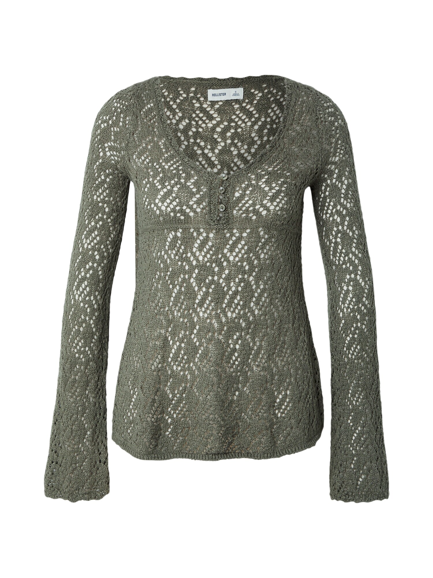 HOLLISTER Pulover BOHO STARSKY  oliv