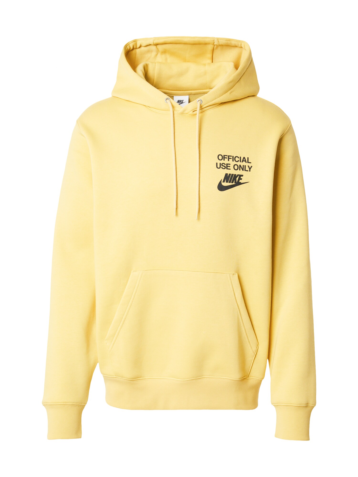 Nike Sportswear Mikina 'CLUB'  žltá / čierna