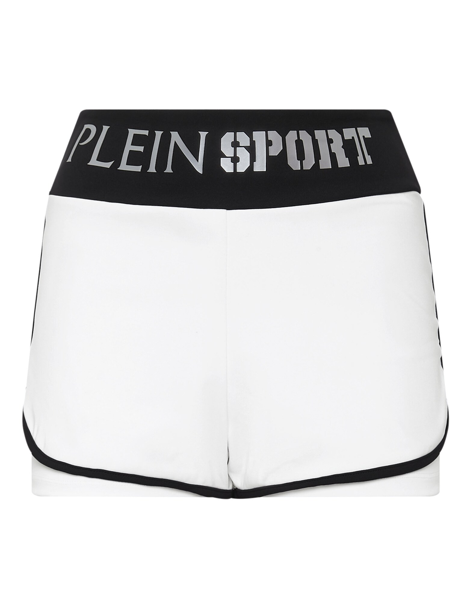 Plein Sport Pantalón deportivo  negro / blanco
