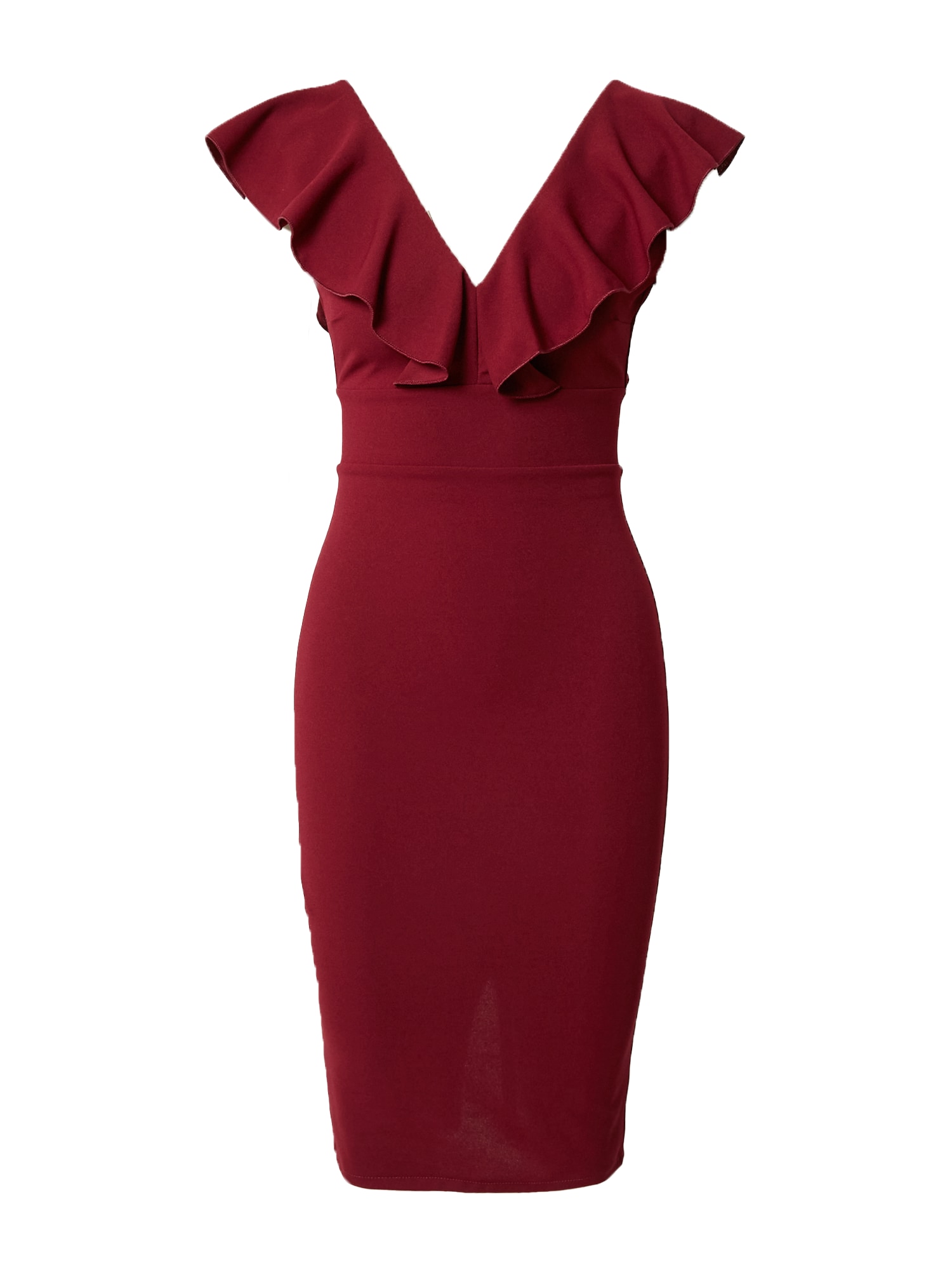 WAL G. Kokteilinė suknelė 'HIMANI' vyno raudona spalva