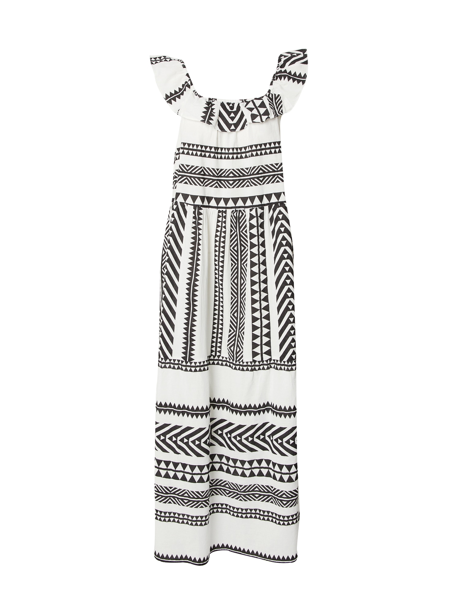 VERO MODA Nyári ruhák  fekete / fehér akciós termékkép 1
