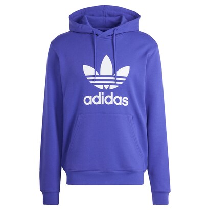 adidas Originals Sweatshirt ‘Adicolor Classics Trefoil’ Donkerlila / Wit