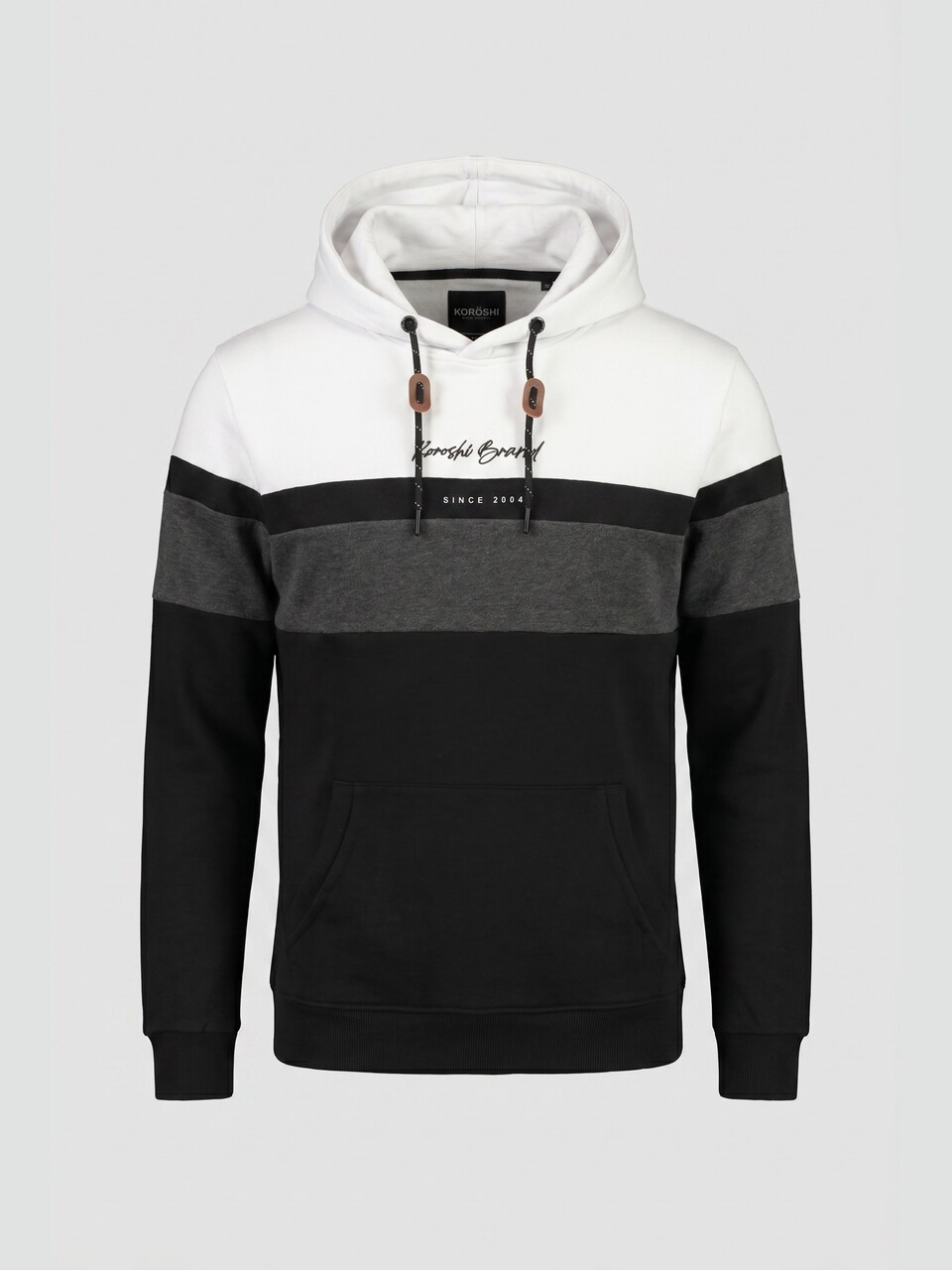 Sweatshirt gråmelerad / svart