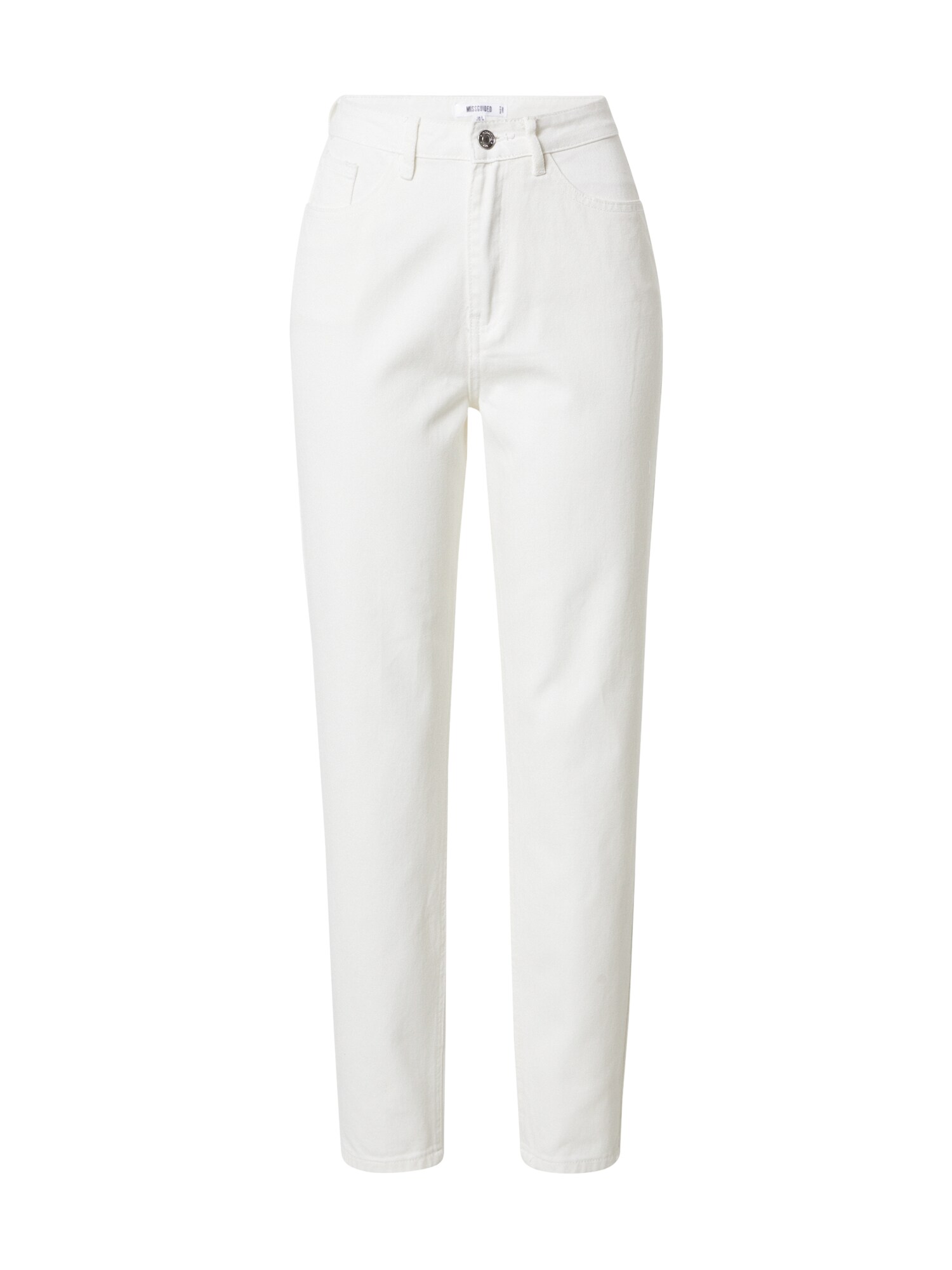 Missguided Džínsy  biely denim